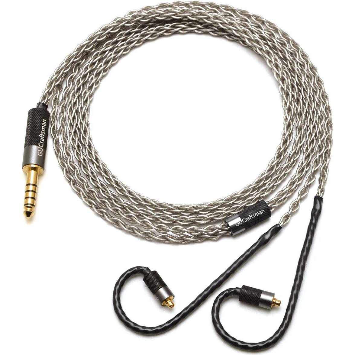 Cable de Mejora GUCraftsman 6N Plata 1.2m 4.4mm para Auriculares
