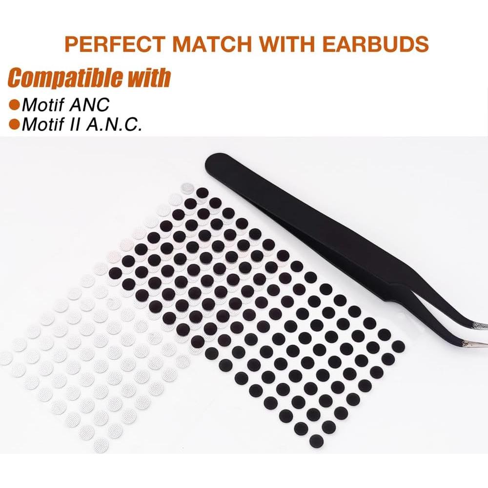 Filtro de Polvo Repuesto TENNMAK para Auriculares Marshall Motif II ANC - 8 Pares