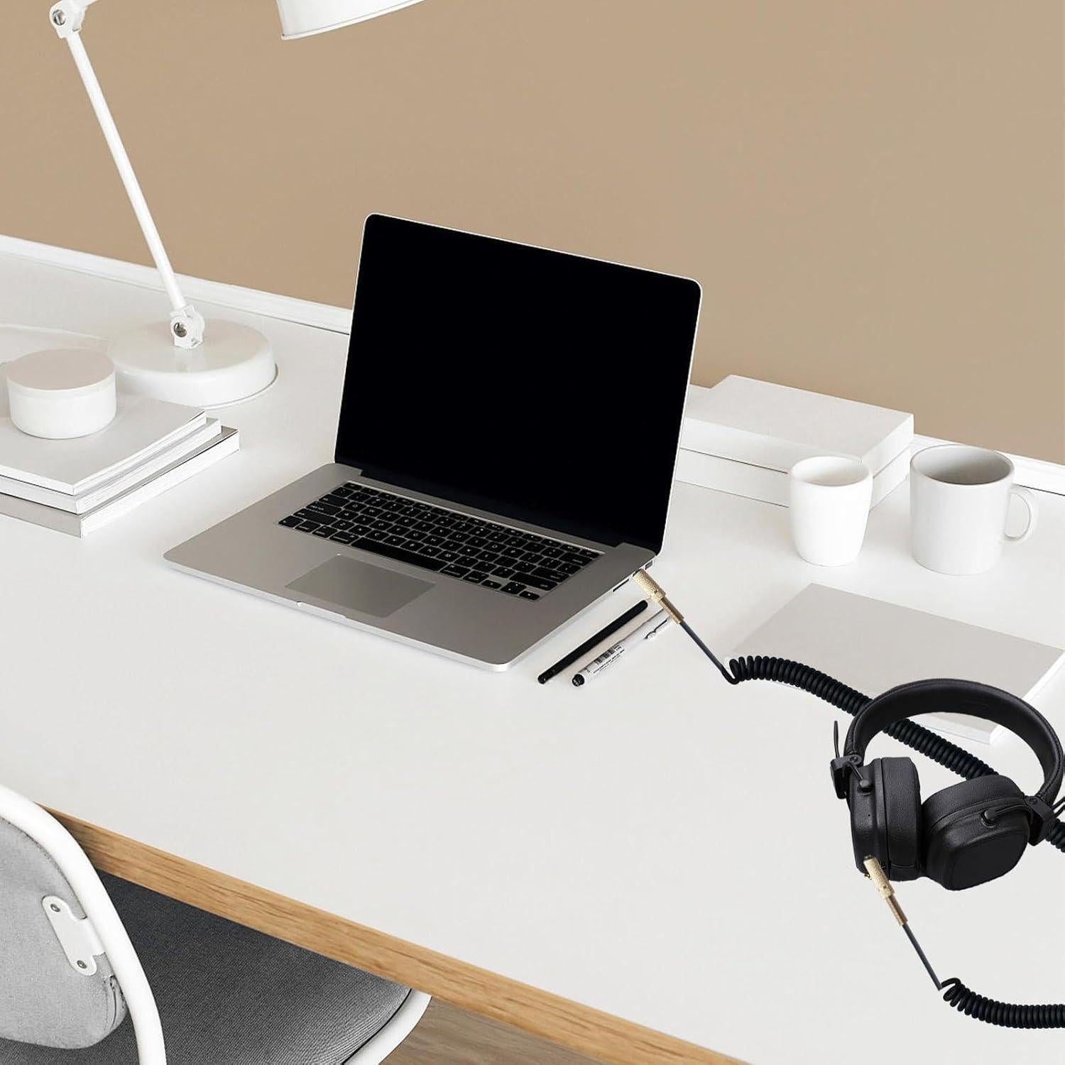 Cable de audio de reemplazo SPTSSWET 0.61m 3.5mm para auriculares Marshall