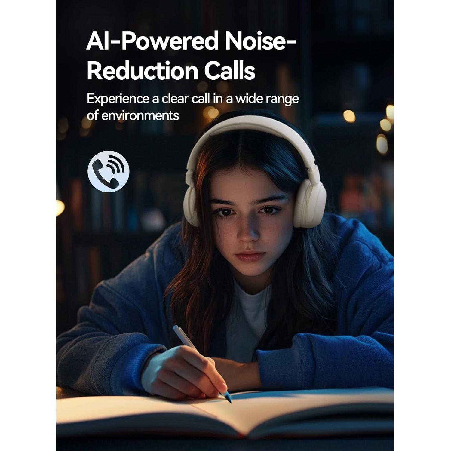 Auriculares Inalámbricos 1MORE HQ20 Bluetooth 65H Blanco