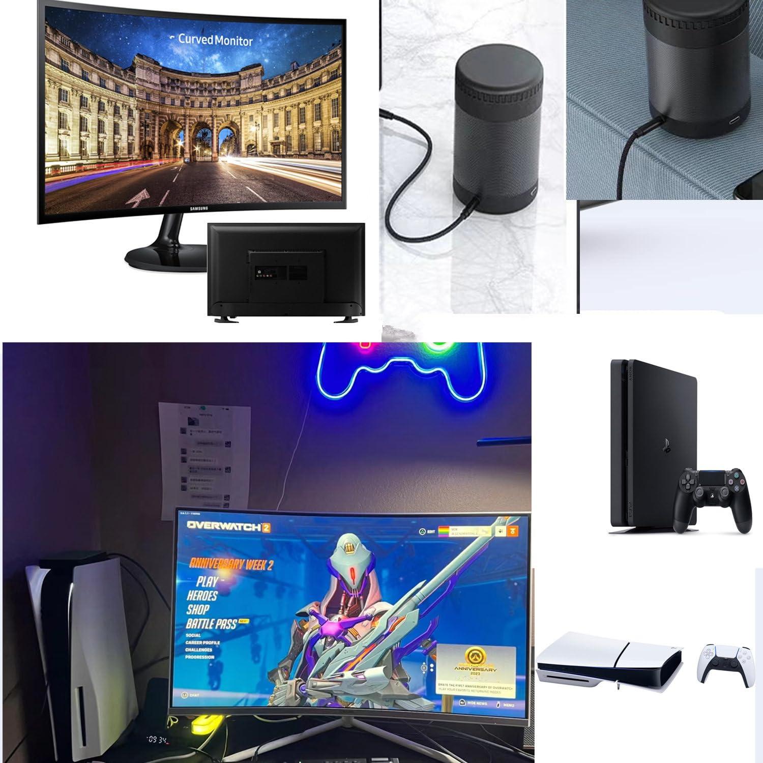 Cable de audio Aux 3.5mm Numcig para Marshall y PS5/PS4