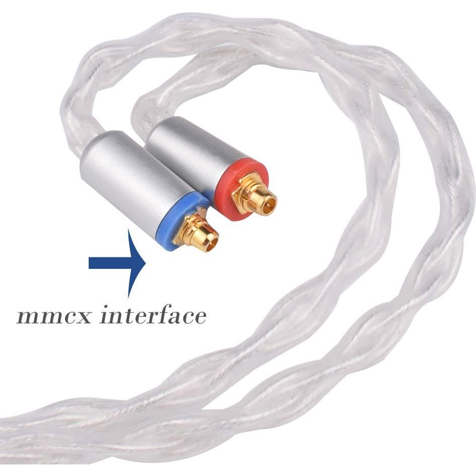 Cable de audio MMCX 8 núcleos Sqrmekoko para auriculares
