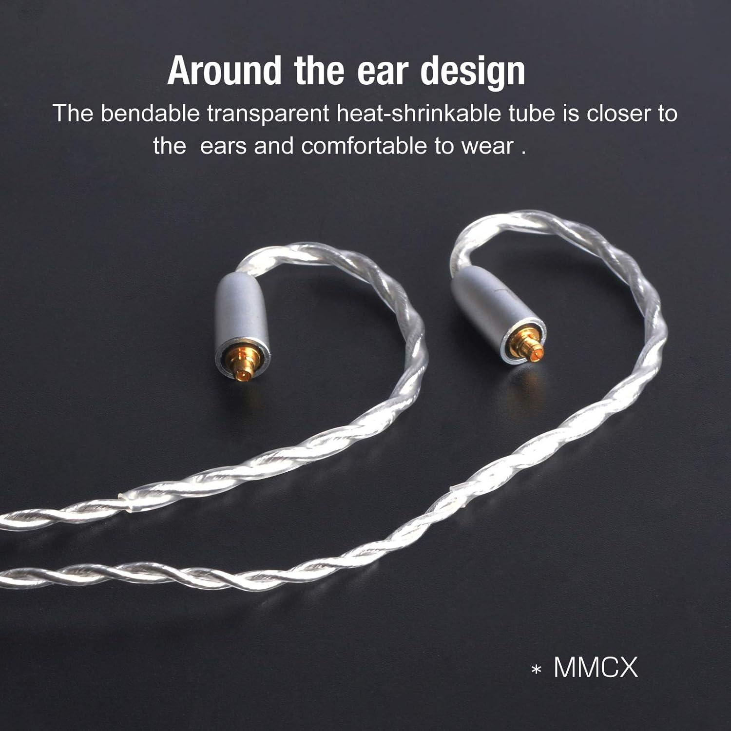 Cable de Reemplazo MMCX okcsc para Auriculares con Micrófono