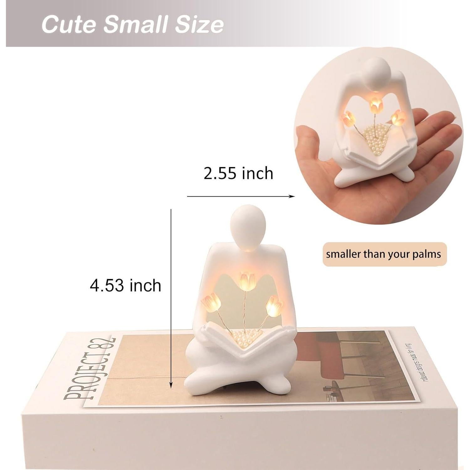 Lámpara Tulipán ITOWNKN ReadingTulip, Luz Nocturna Decorativa