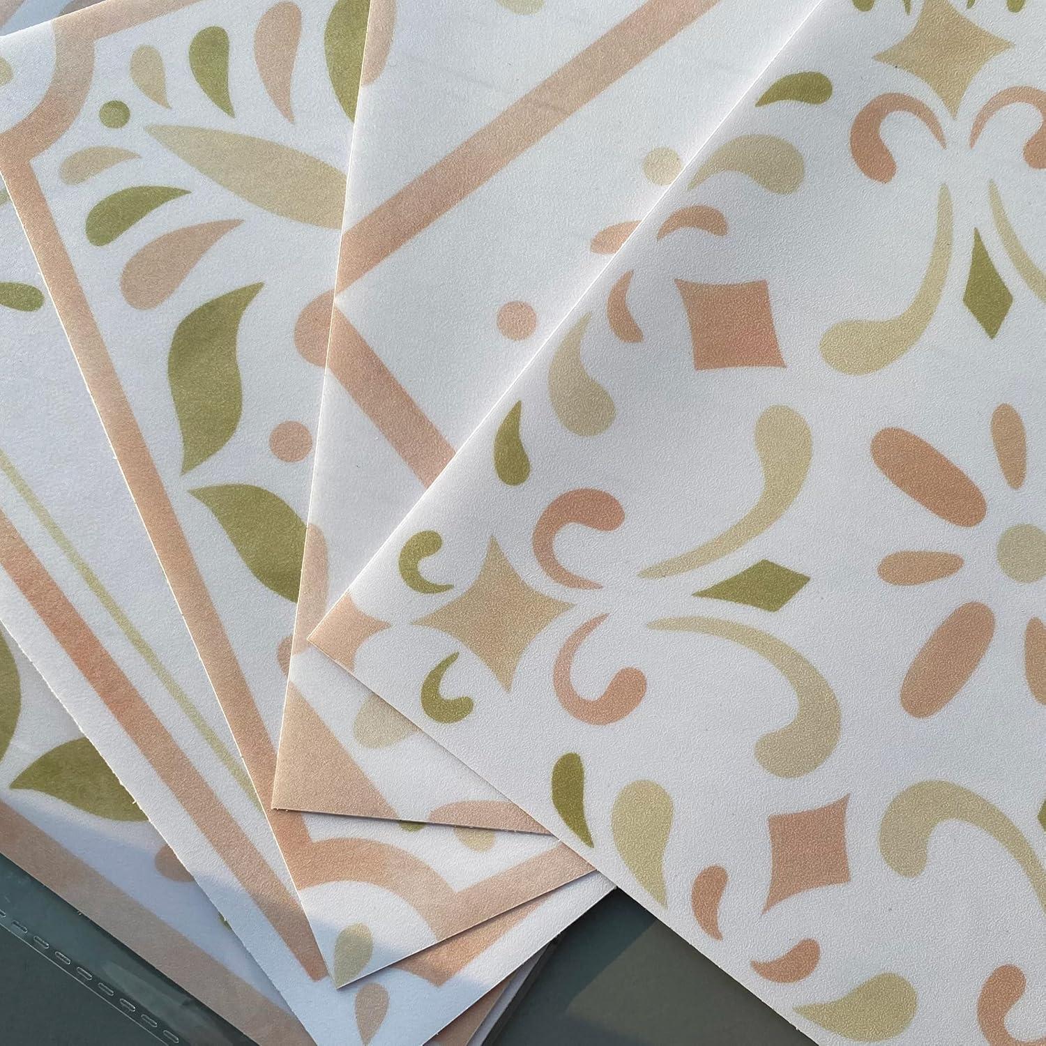 Calcomanías de Azulejo Vintage PONIIIEU 20x20cm 10 PCS