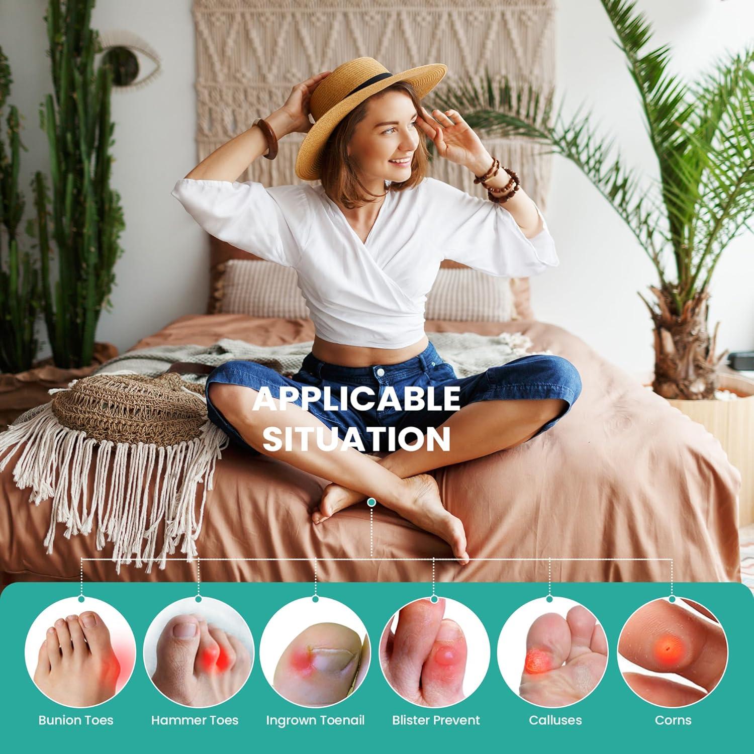 Protectores de Dedos Welnove - 16 Mangas de Silicona con Gel