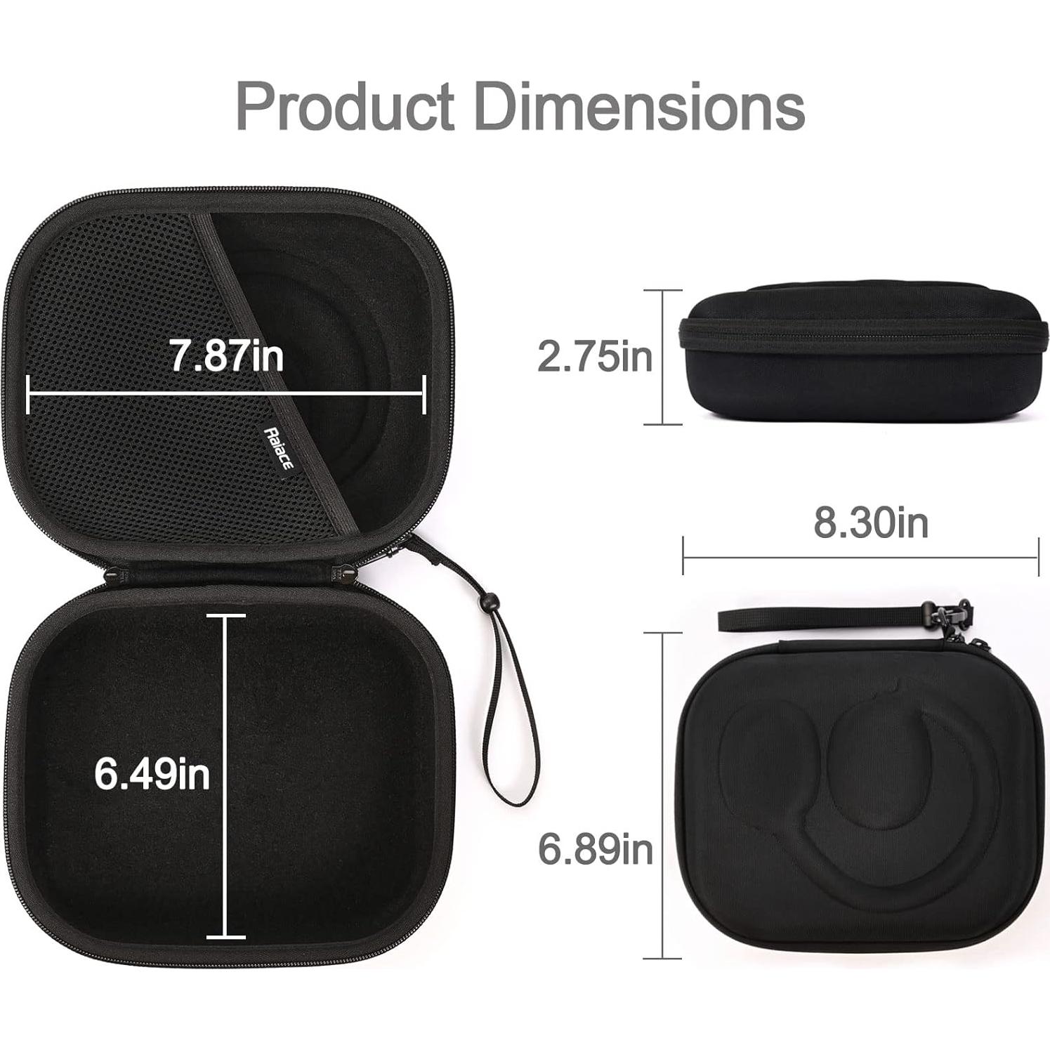 Funda Dura RAIACE para Auriculares JBL Tune 710BT y más - Negro