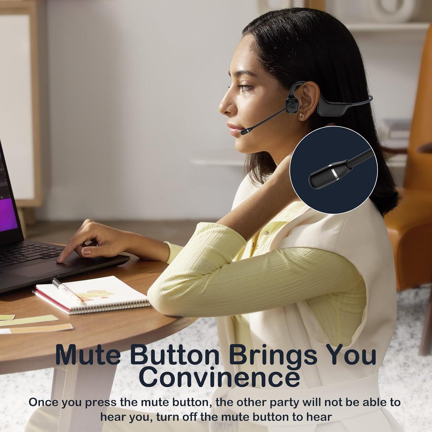 Auriculares de Conducción Ósea Bluetooth Callink DG10 Negro