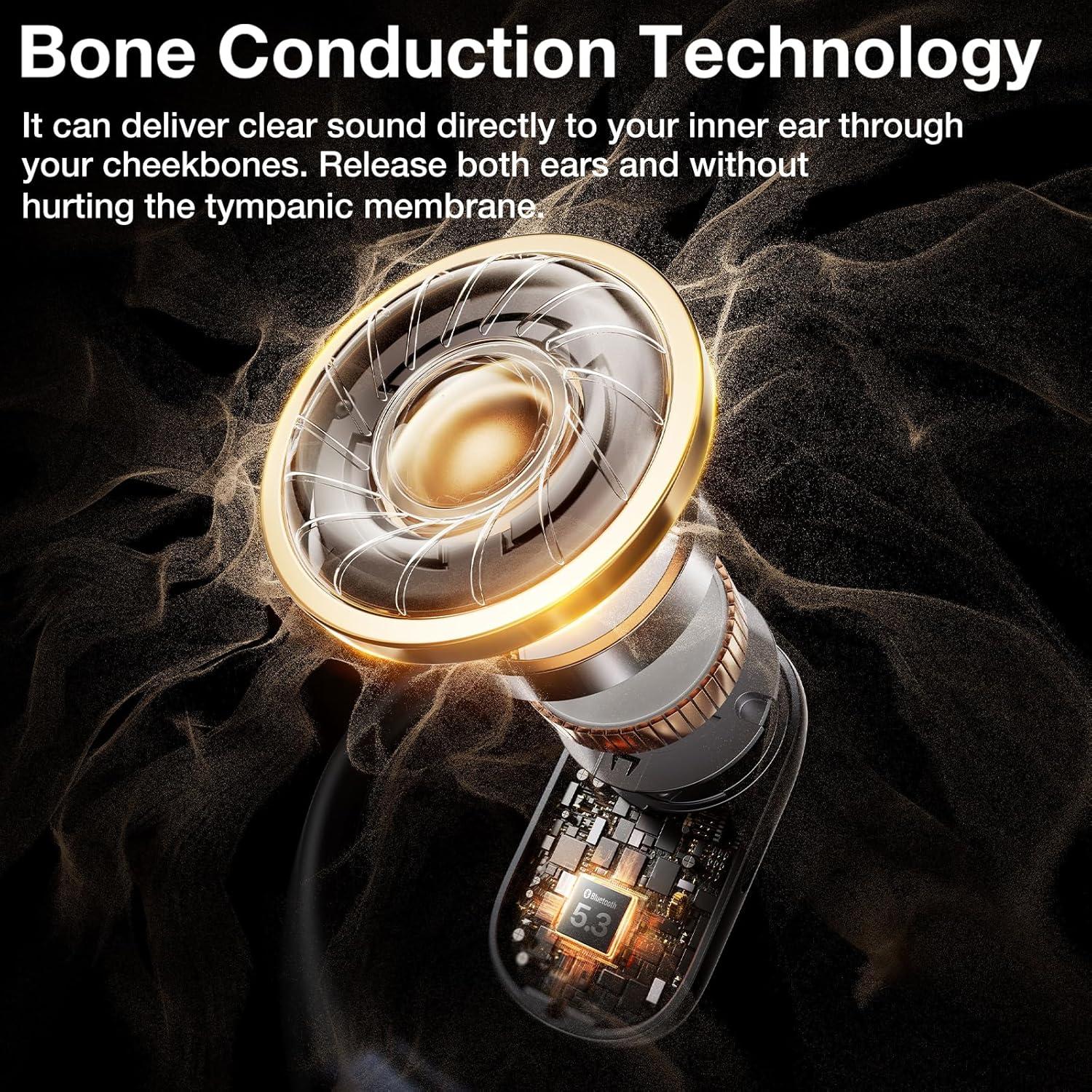 Auriculares de Conducción Ósea Bluetooth Callink DG10 Negro