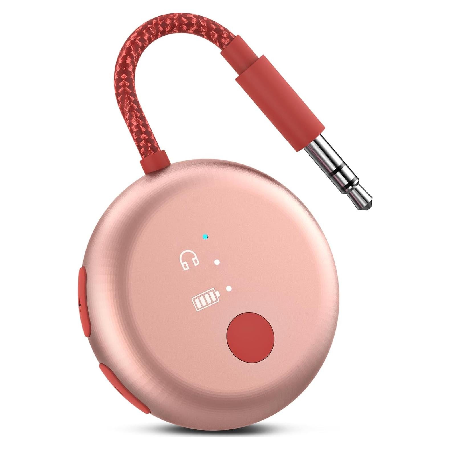 Adaptador Bluetooth Avantree SoundJet R1 Rosa, aptX, 20H Batería