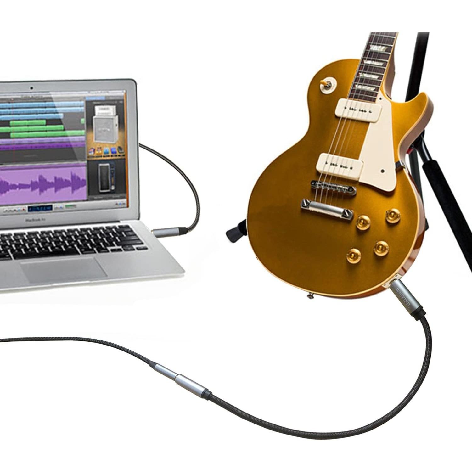 Adaptador de audio CHENGXINDA 6.35mm a 3.5mm 30cm