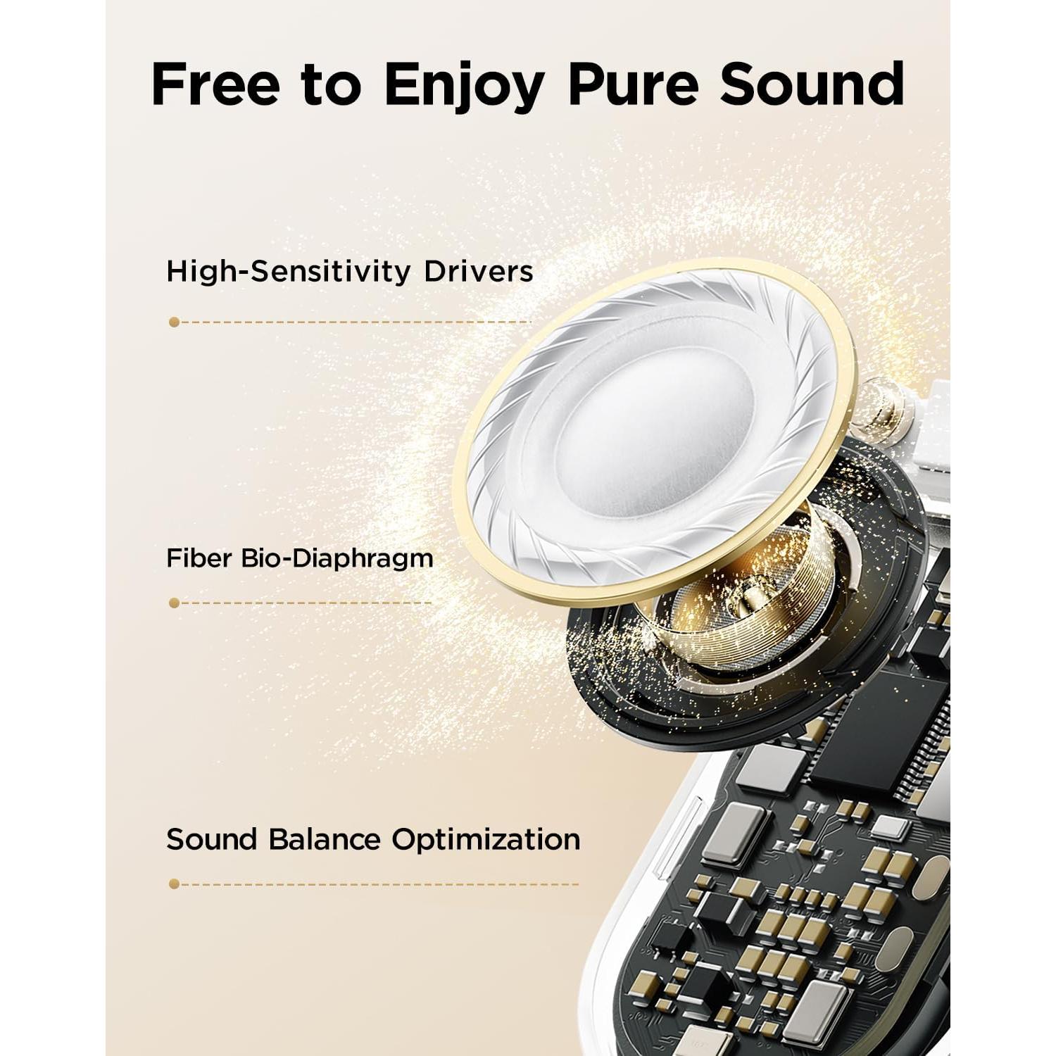 Auriculares Inalámbricos UGEE FS01 Bluetooth 5.3 HiFi IPX5