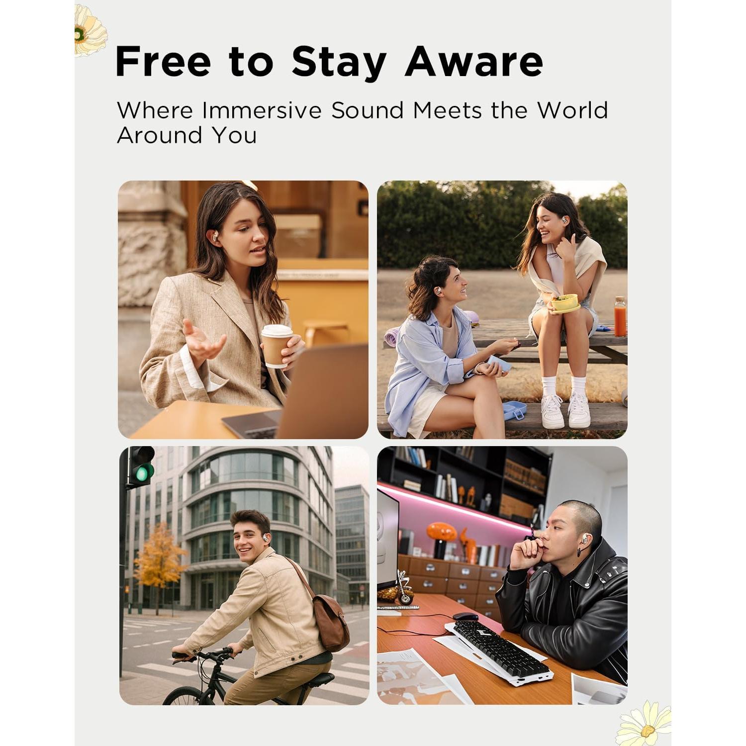 Auriculares Inalámbricos UGEE FS01 Bluetooth 5.3 HiFi IPX5