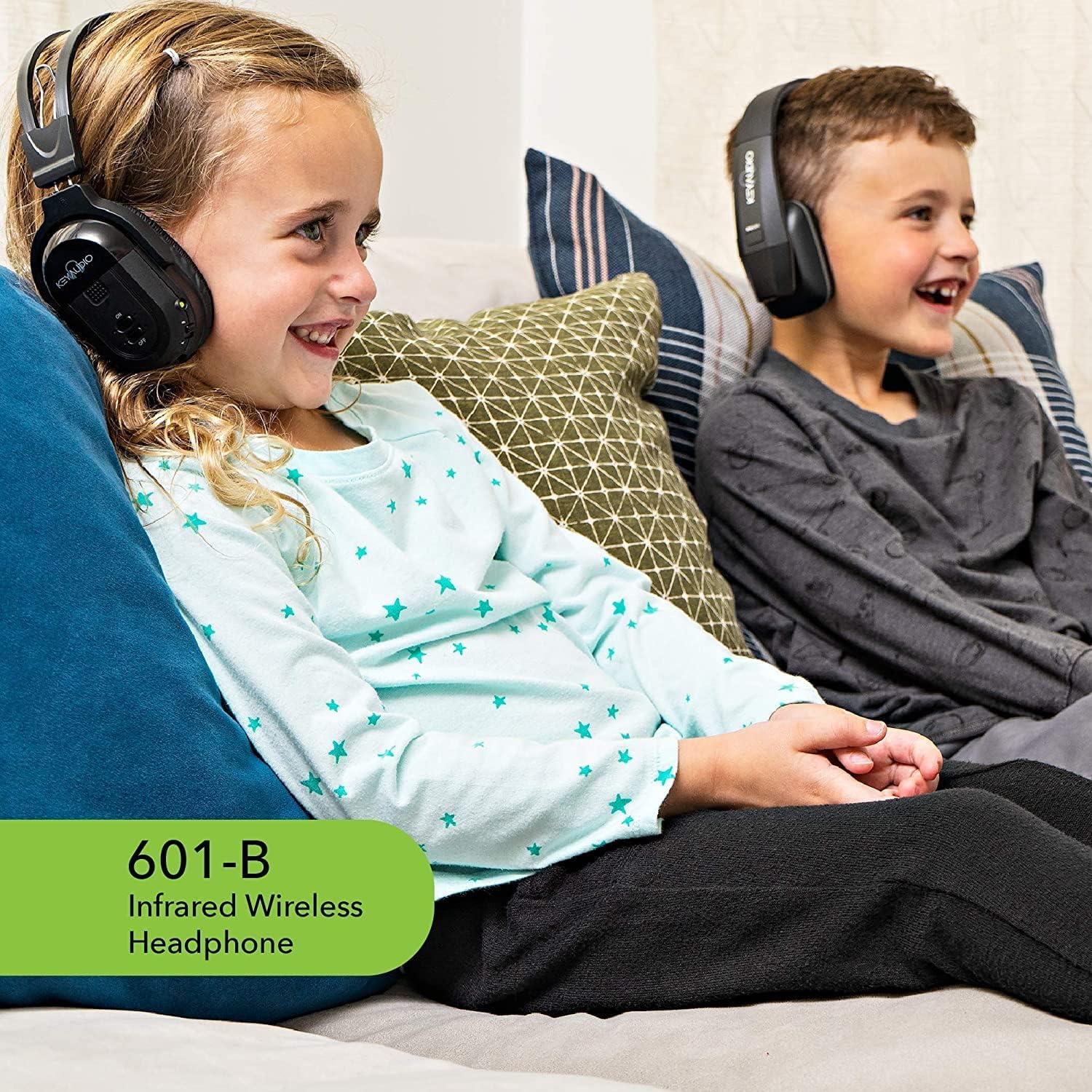 Auriculares Inalámbricos Infrarrojos Key Audio IR-601B, 3 Unidades