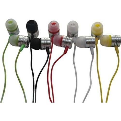 Auriculares JustJamz a Granel 100 Unidades 3.5mm Coloridos