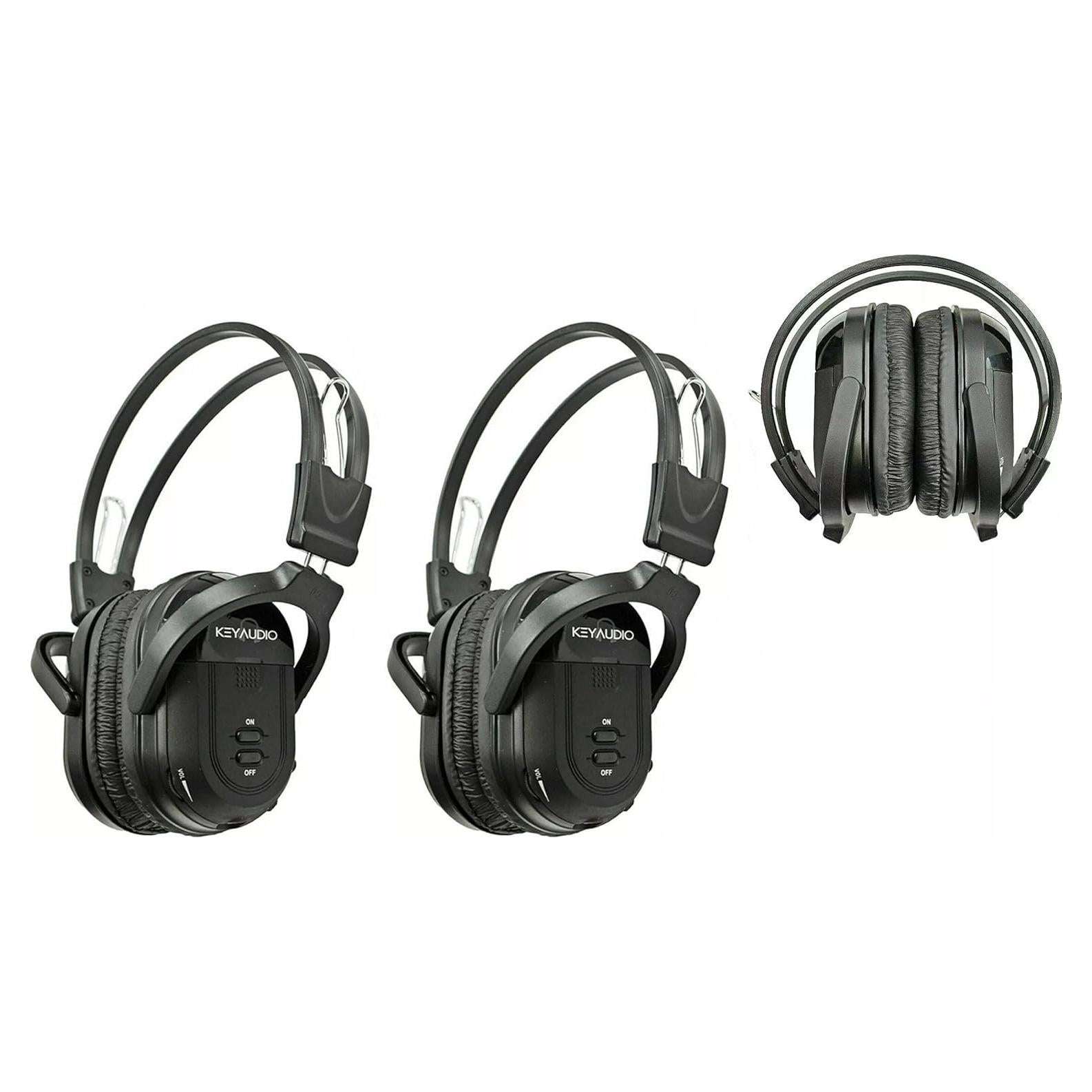 Auriculares Inalámbricos Infrarrojos KEY AUDIO IR-601B, 2 Canales