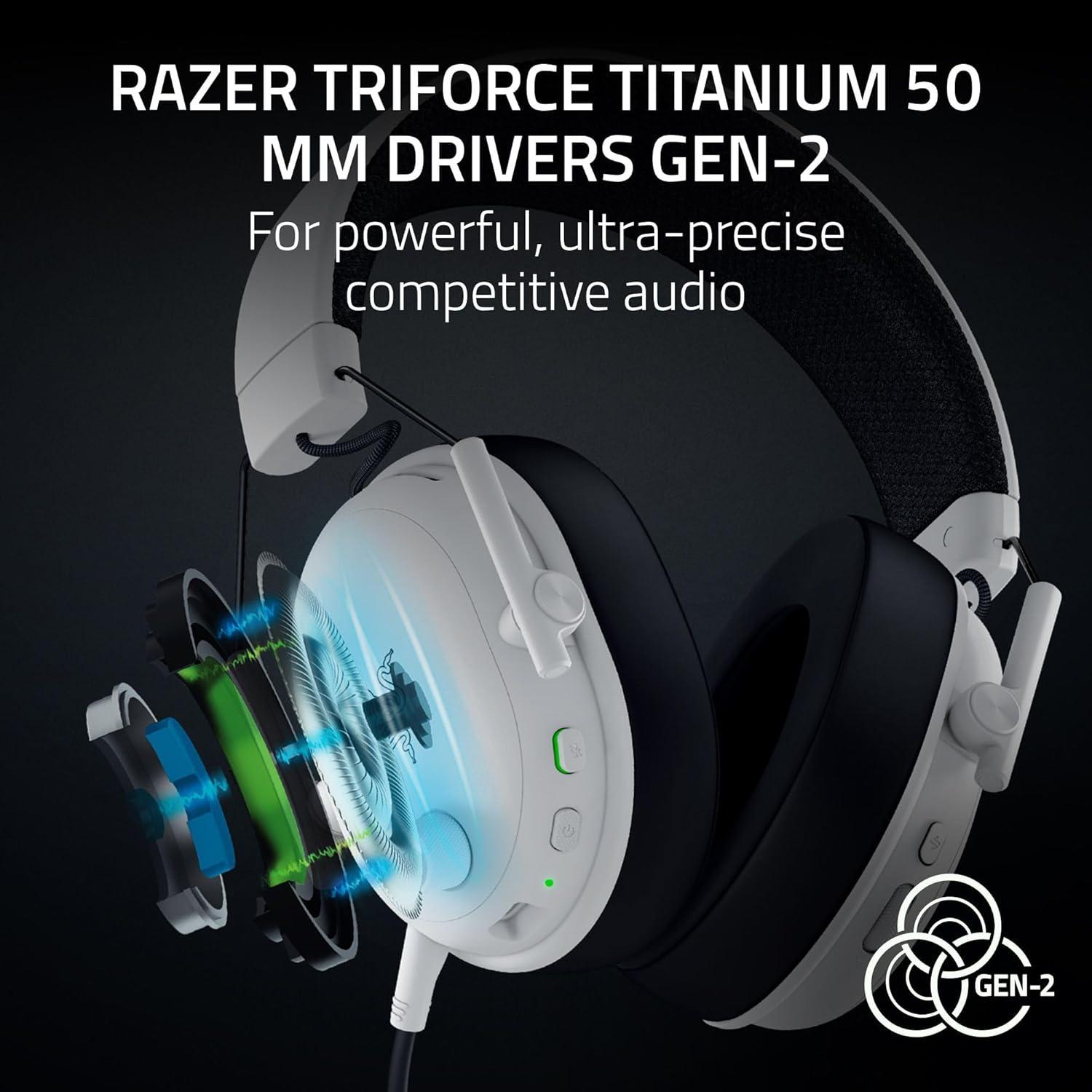 Auriculares Inalámbricos Razer BlackShark V3 - 50mm, 70h Batería, Bluetooth