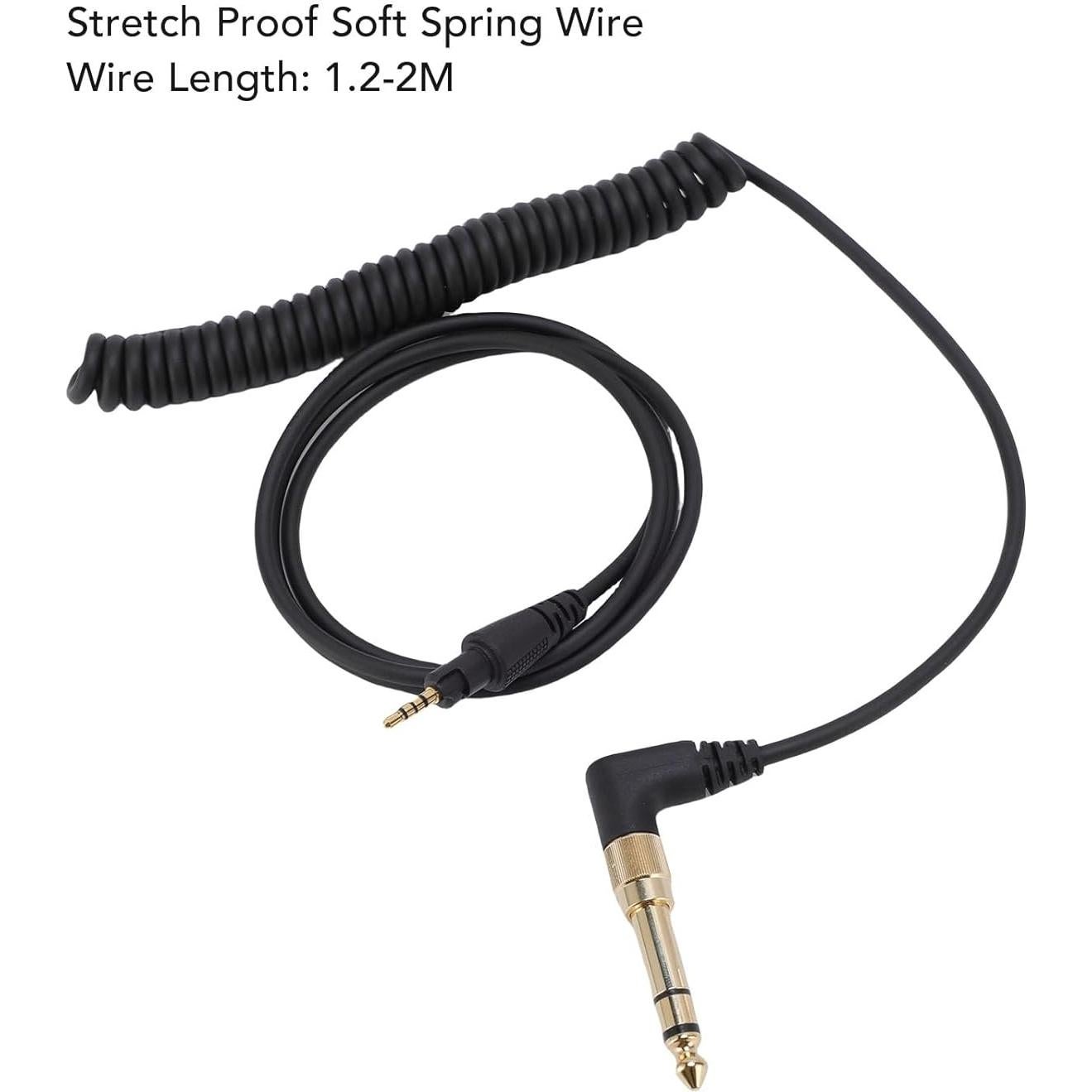 Cable de audio en espiral Gugxiom para auriculares Pioneer DJ 1.2m