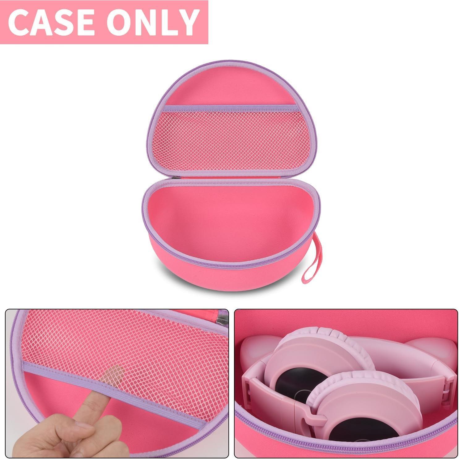 Funda para Auriculares Riwbox CT-7 Rosa Compacta y Segura