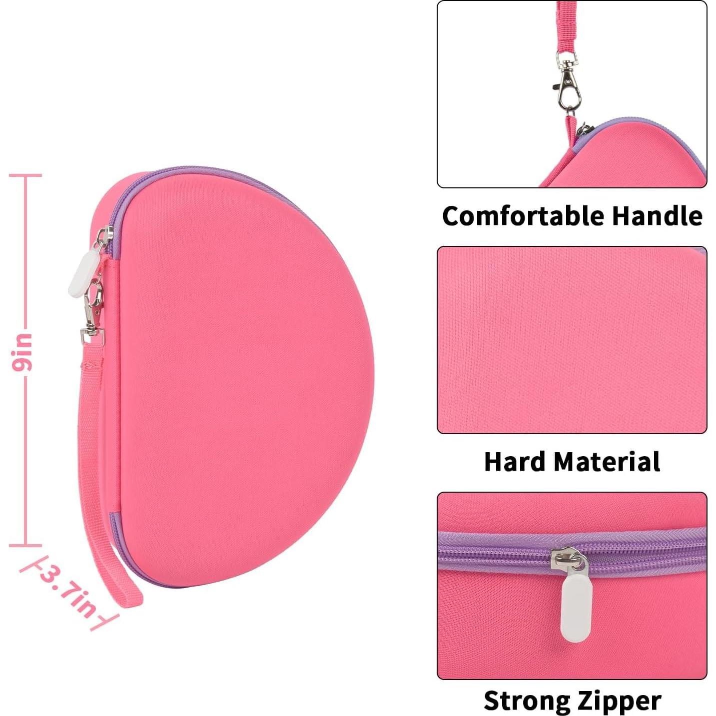 Funda para Auriculares Riwbox CT-7 Rosa Compacta y Segura