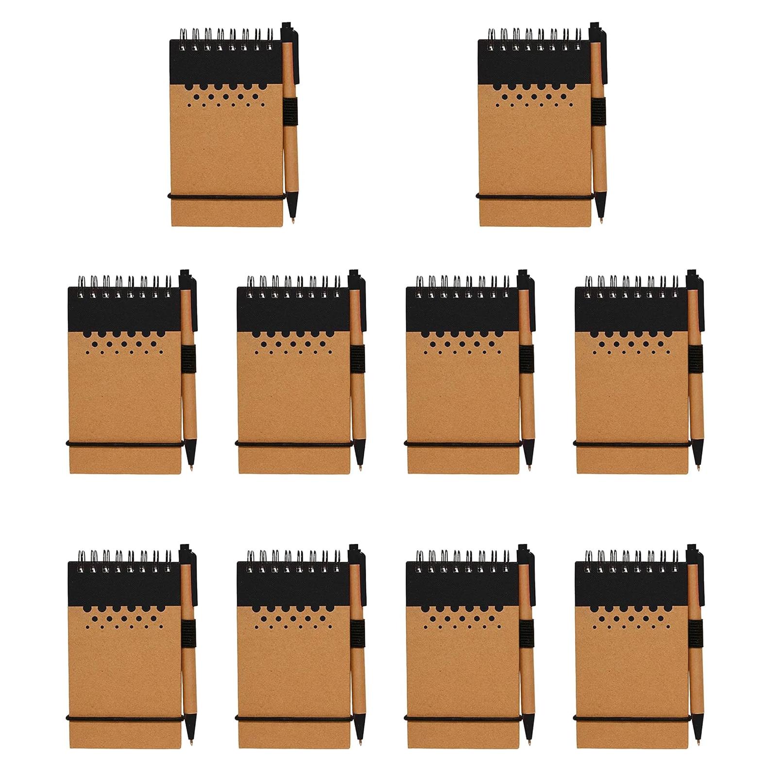 10 Cuadernos Espirales Reciclables PROMOCIONES DE DESCUENTO - 60 Páginas Rayadas