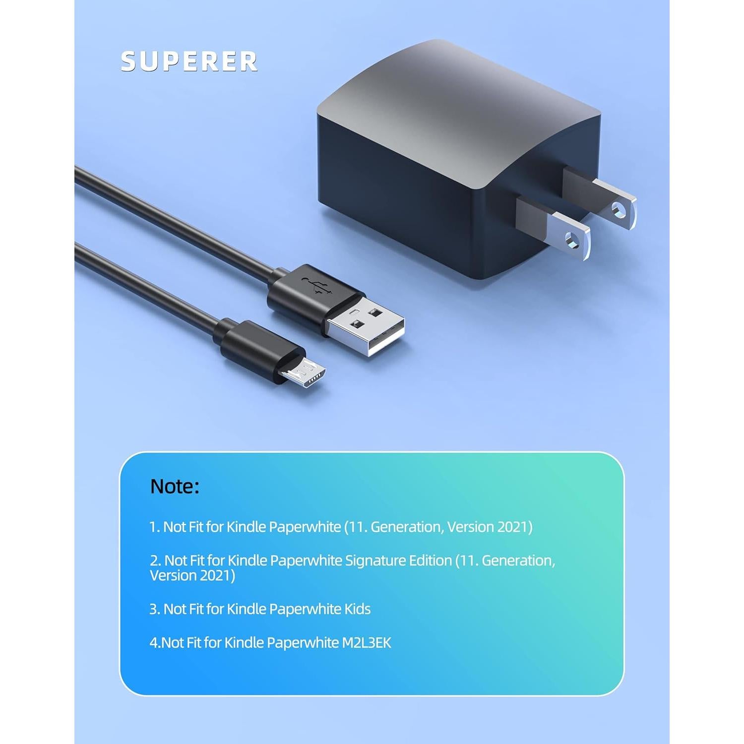 Cargador Adaptador CA Superer para Bose SoundLink y QuietComfort