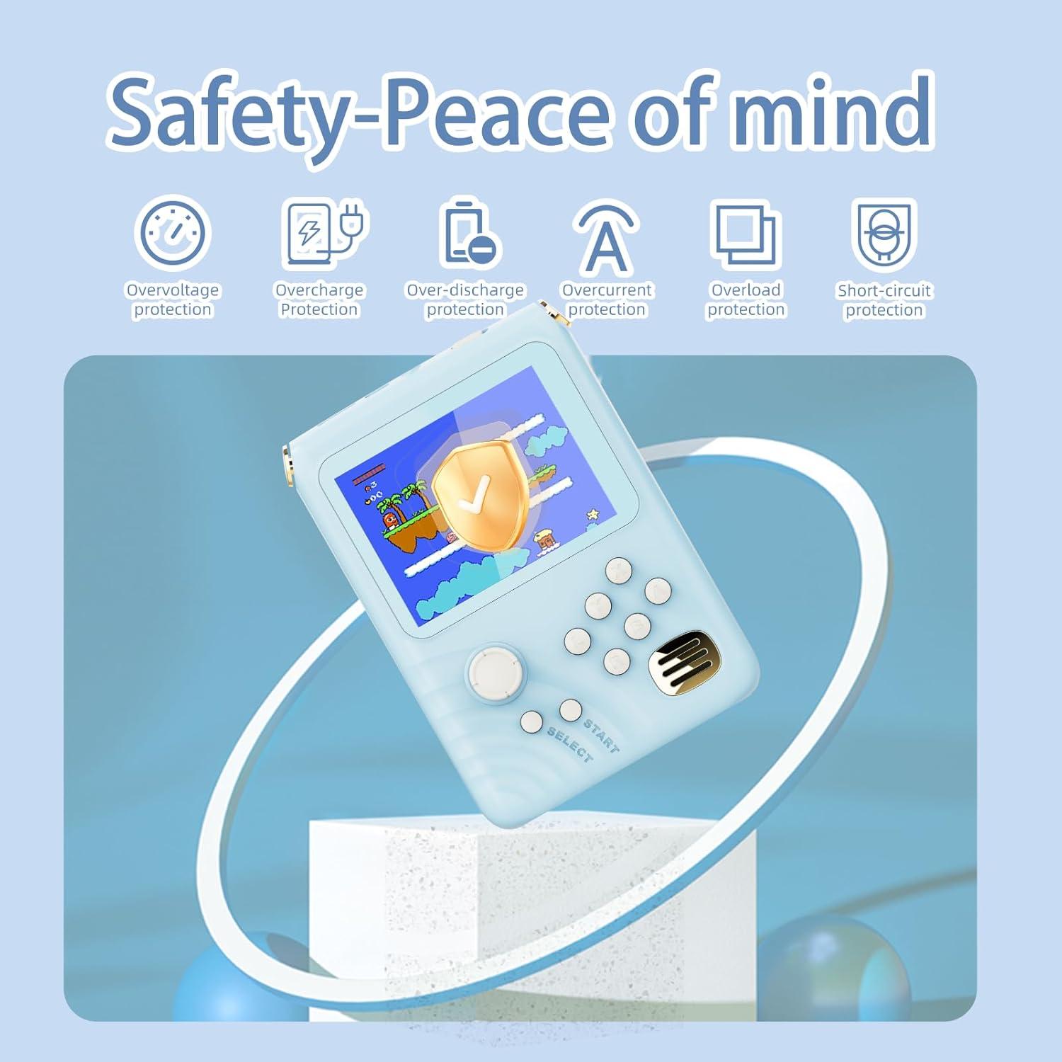 Cargador Portátil NEOCADE 5000mAh y Consola de Juegos 300 Juegos