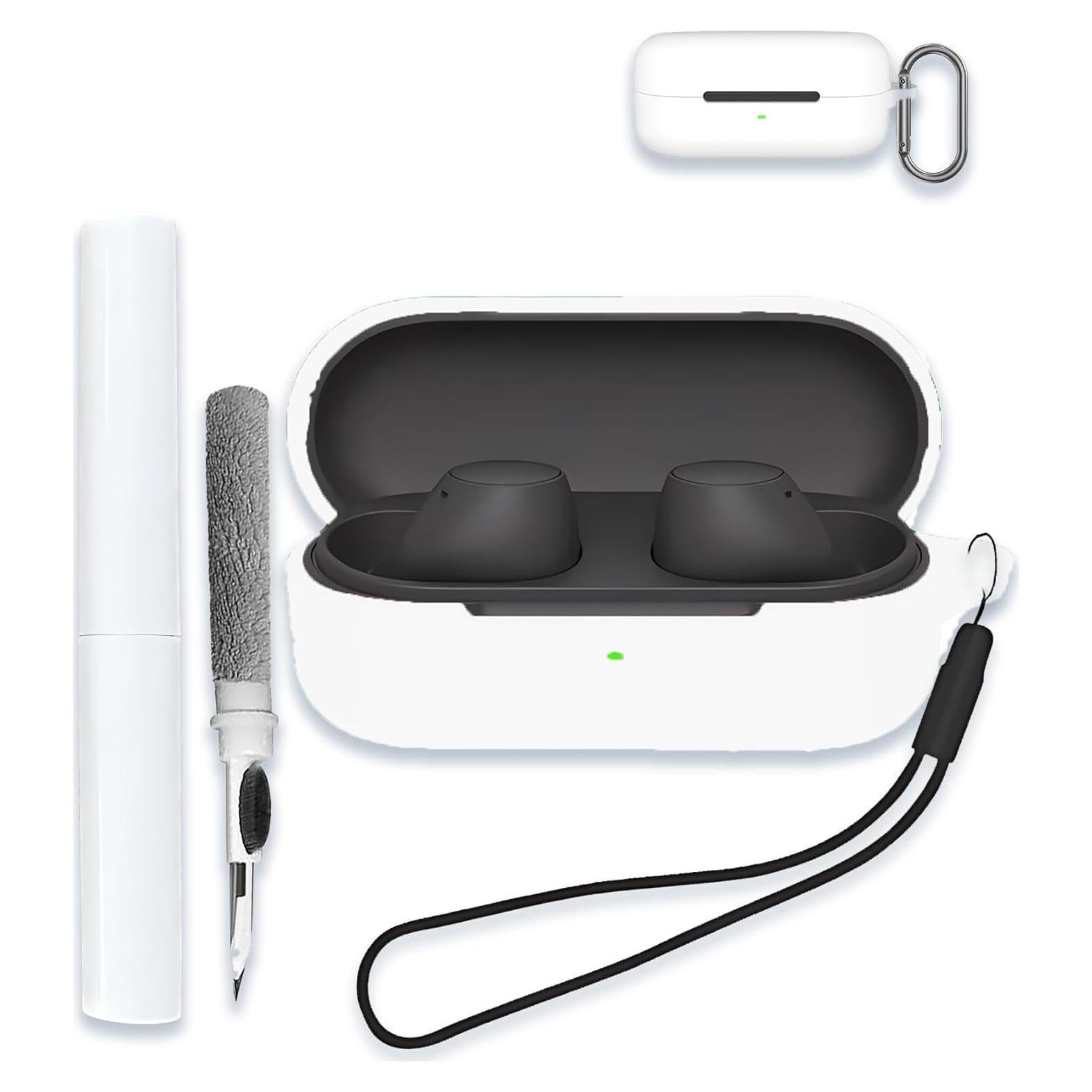 Funda de Silicona para Auriculares Sony WF-C510 Blanca