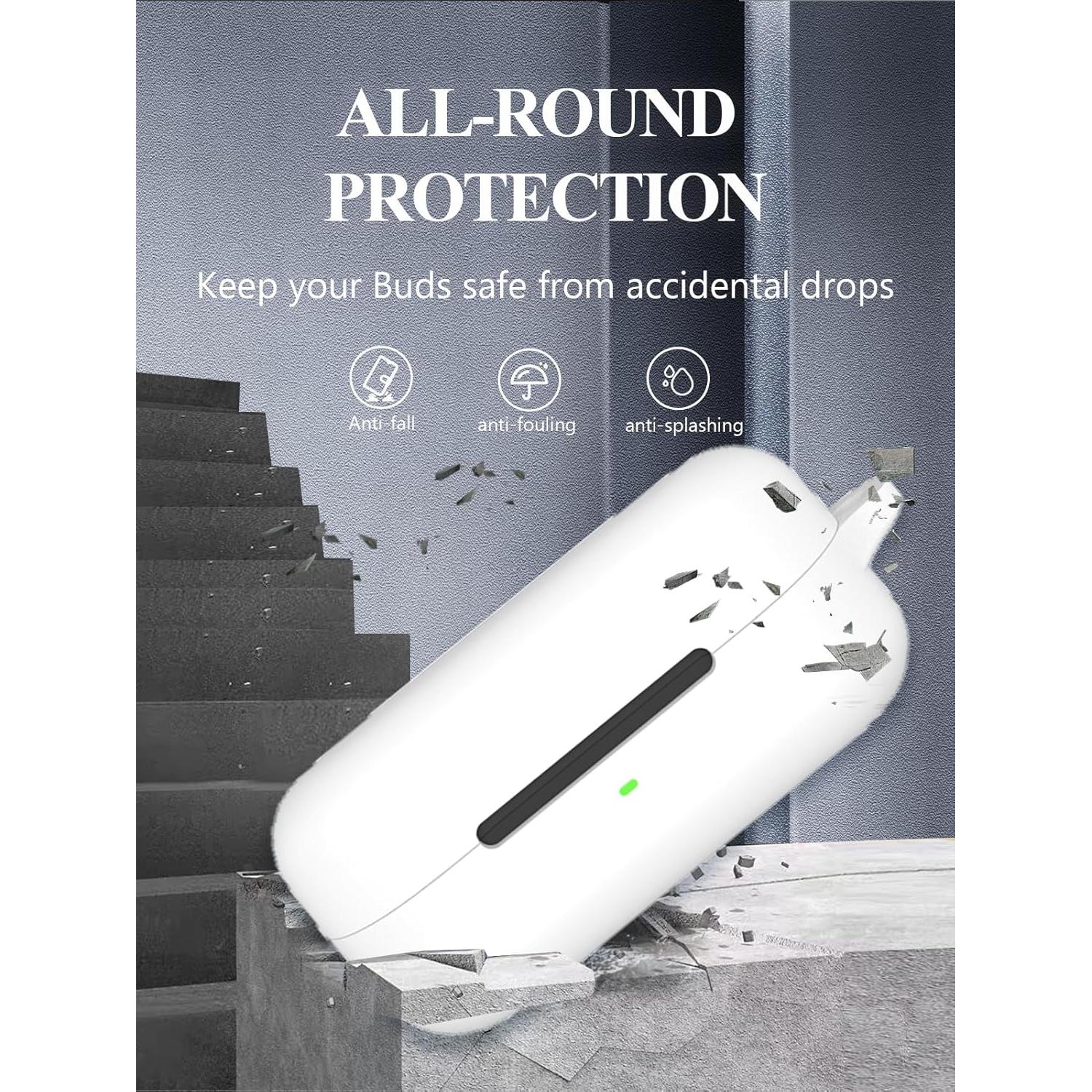 Funda de Silicona para Auriculares Sony WF-C510 Blanca