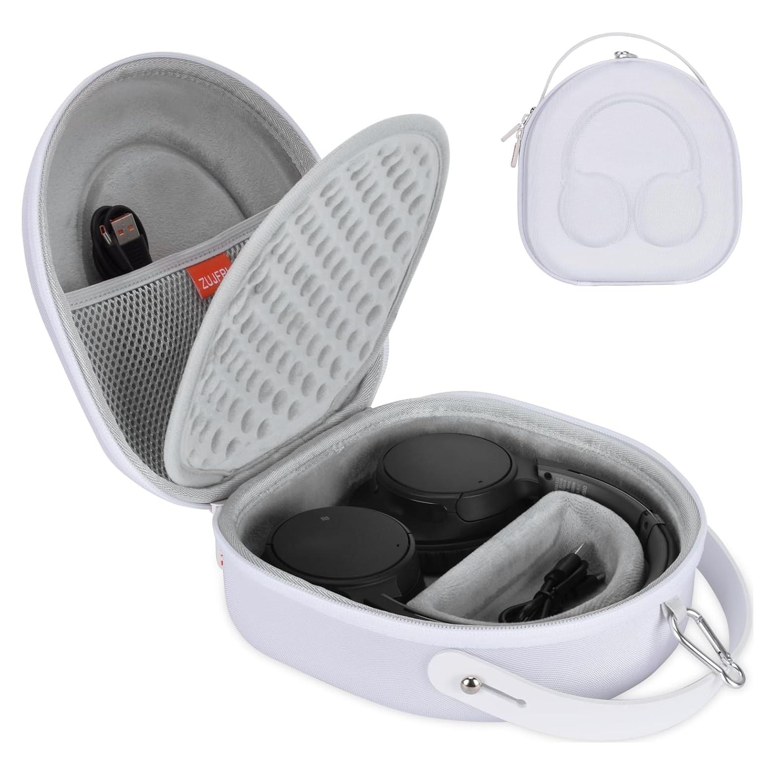 Funda Dura EVA ZUJFPL para Auriculares JBL y Sony - Blanca