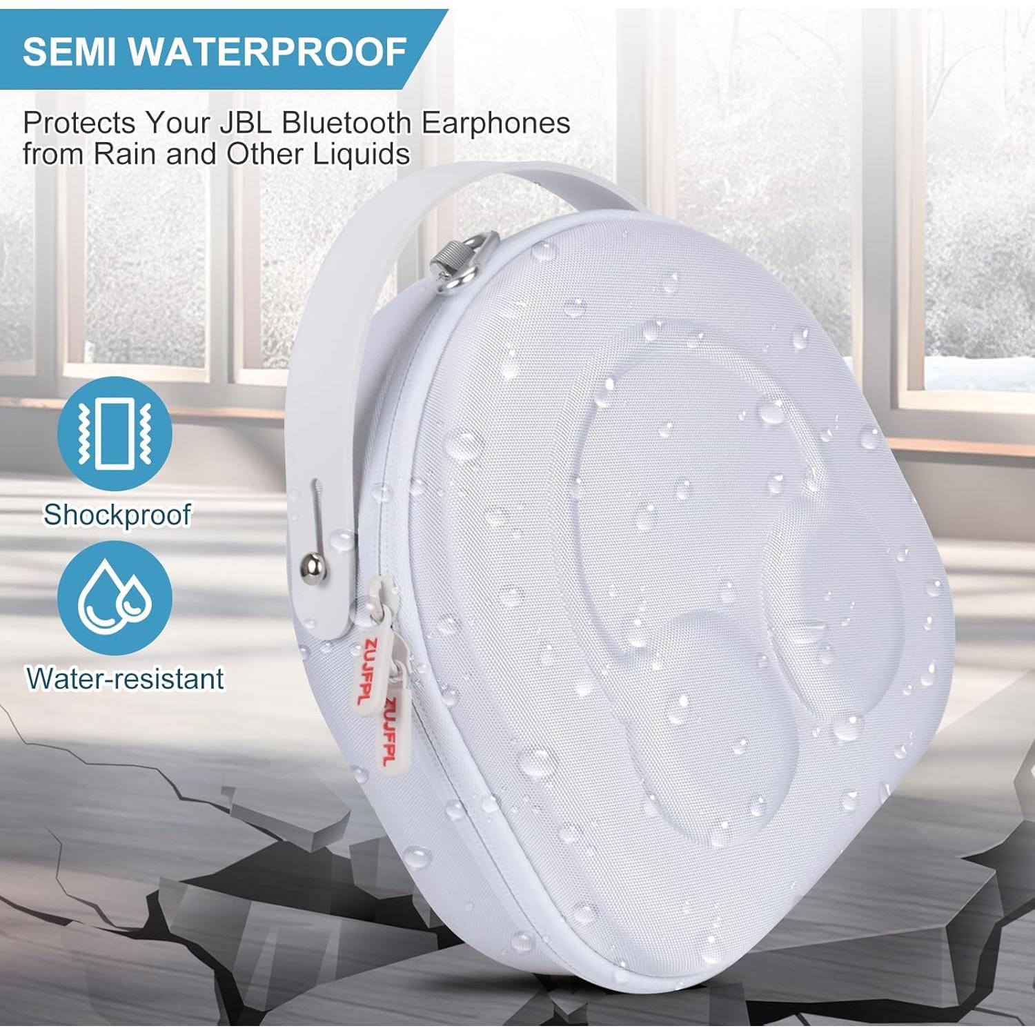 Funda Dura EVA ZUJFPL para Auriculares JBL y Sony - Blanca