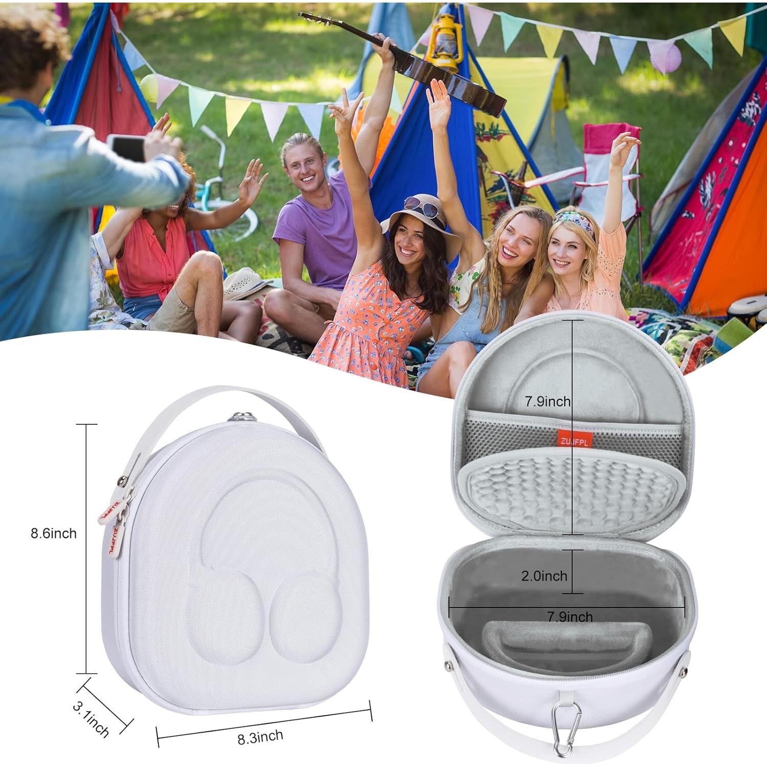 Funda Dura EVA ZUJFPL para Auriculares JBL y Sony - Blanca