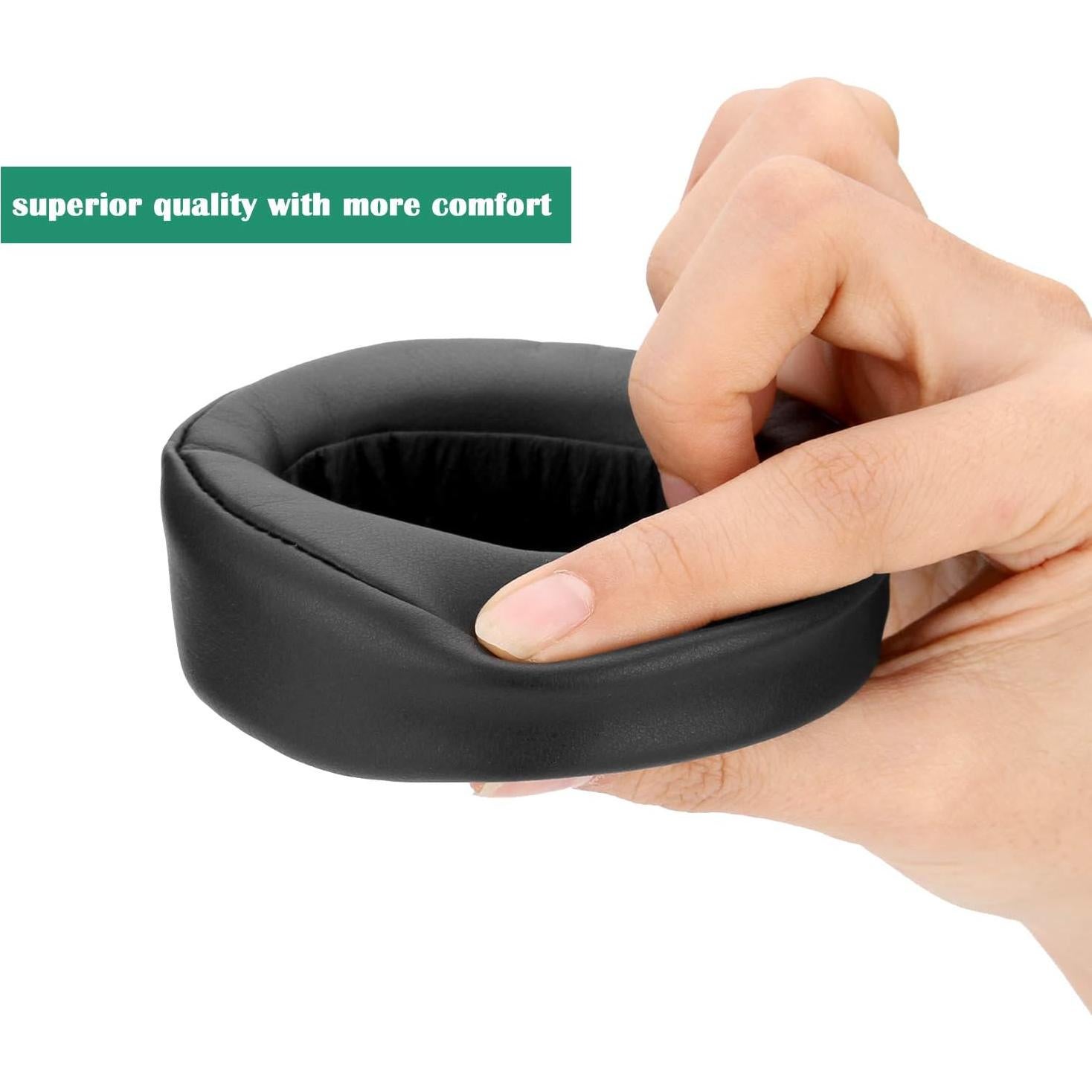 Almohadillas de Repuesto WADEO para Auriculares Sony MDR-XB950BT - 2 Piezas