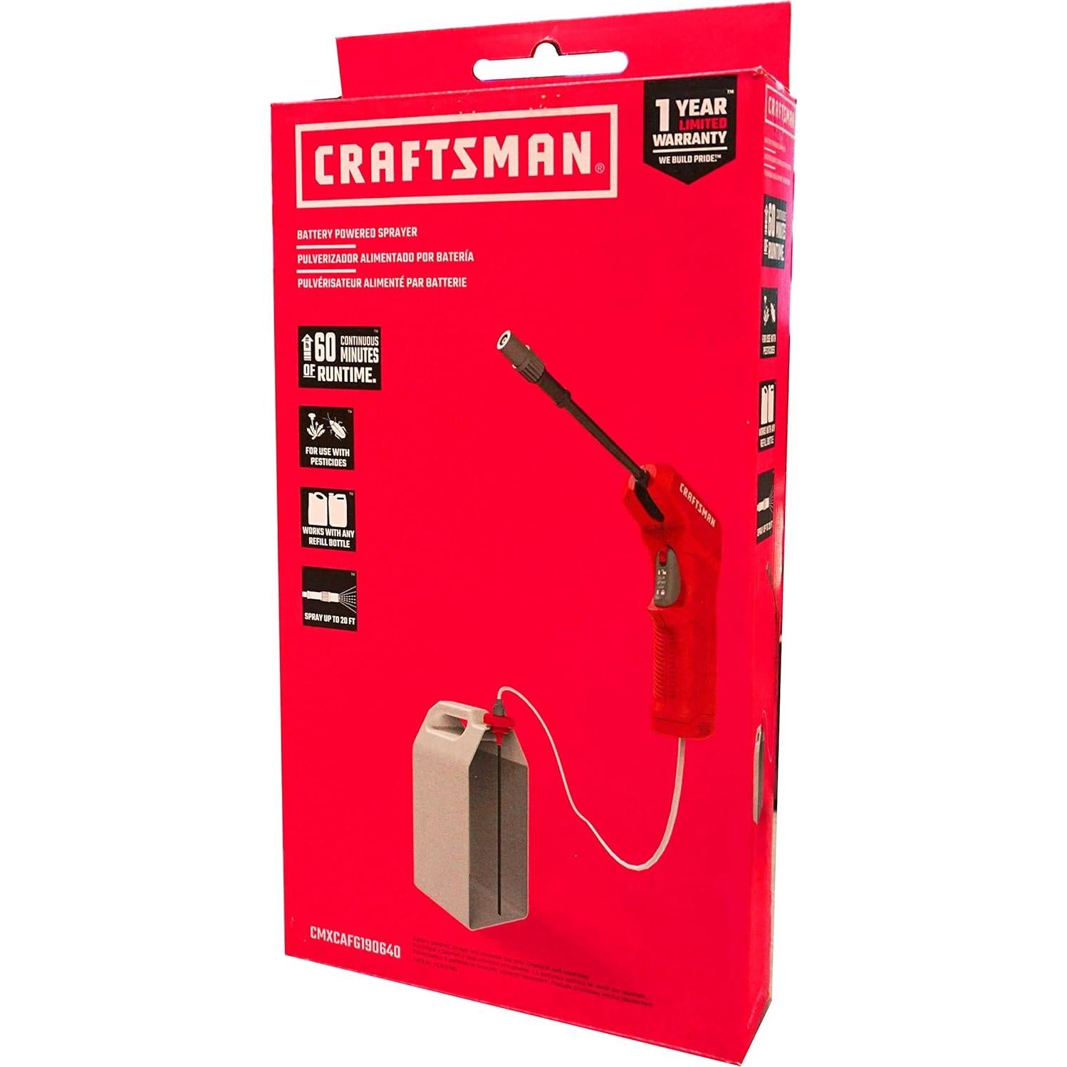 Rociador a Batería Craftsman CMXCAFG190640 101.6 cm