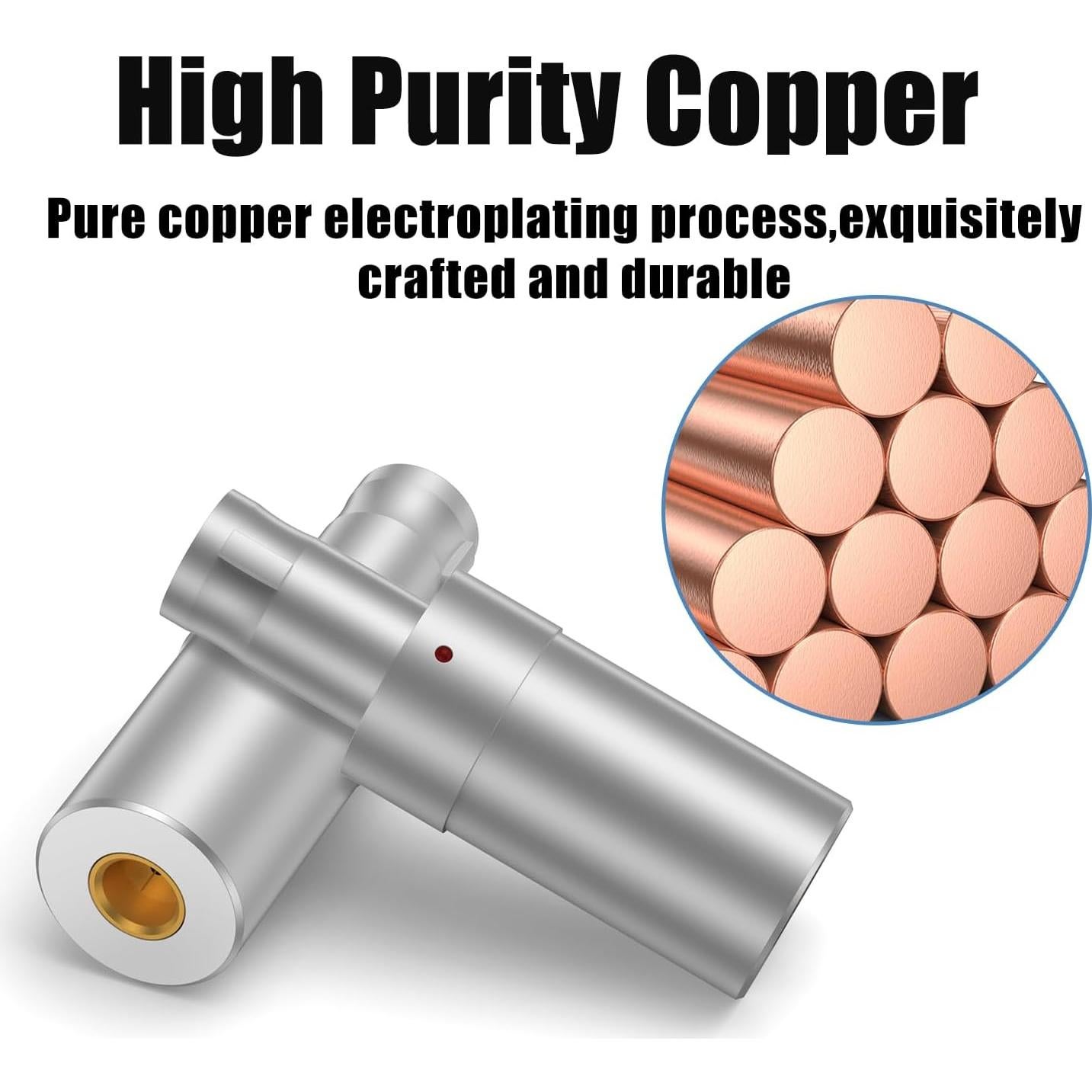 Adaptador de Auriculares OKCSC HD800 a MMCX Hembra Plata