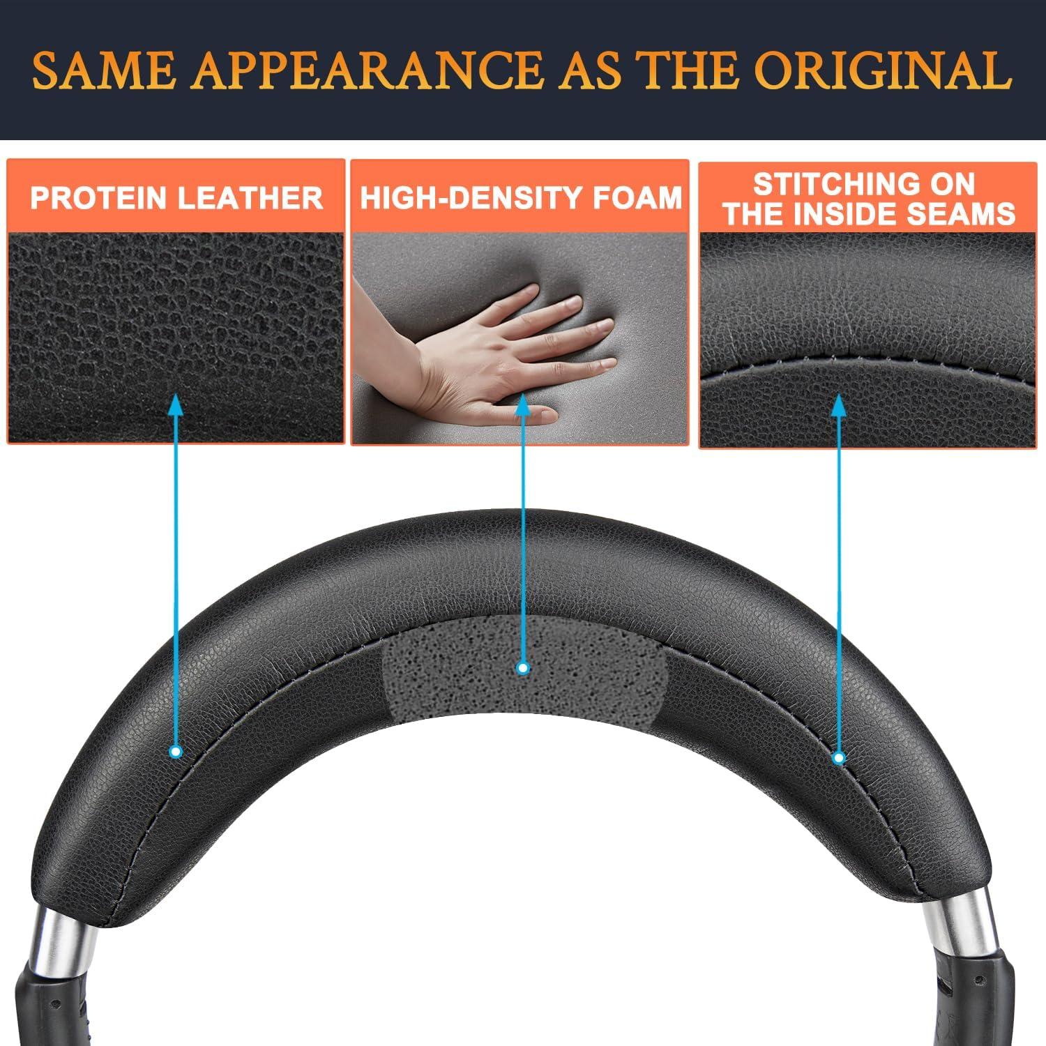 Funda de Diadema SOULWIT para Auriculares Sennheiser PXC550 II - Negro