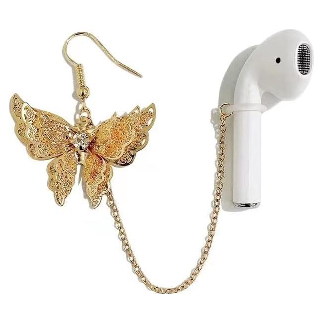 Soporte Anticaído para Auriculares Bluetooth 2 Piezas Mariposa