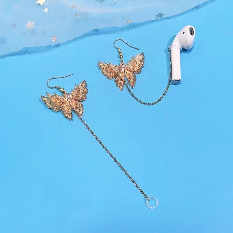 Soporte Anticaído para Auriculares Bluetooth 2 Piezas Mariposa