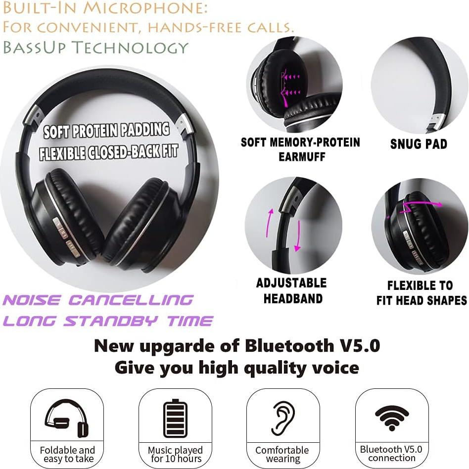 Auriculares Inalámbricos OYEALEX OL-B con Cancelación de Ruido 36H