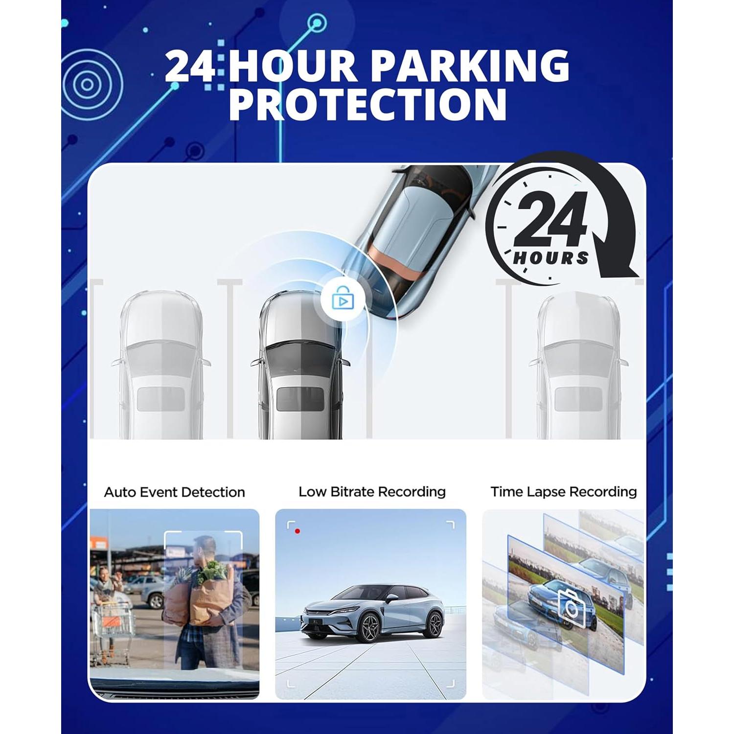 Cámara Dash VIOFO A119 V3 2K 2560x1440P GPS 140°