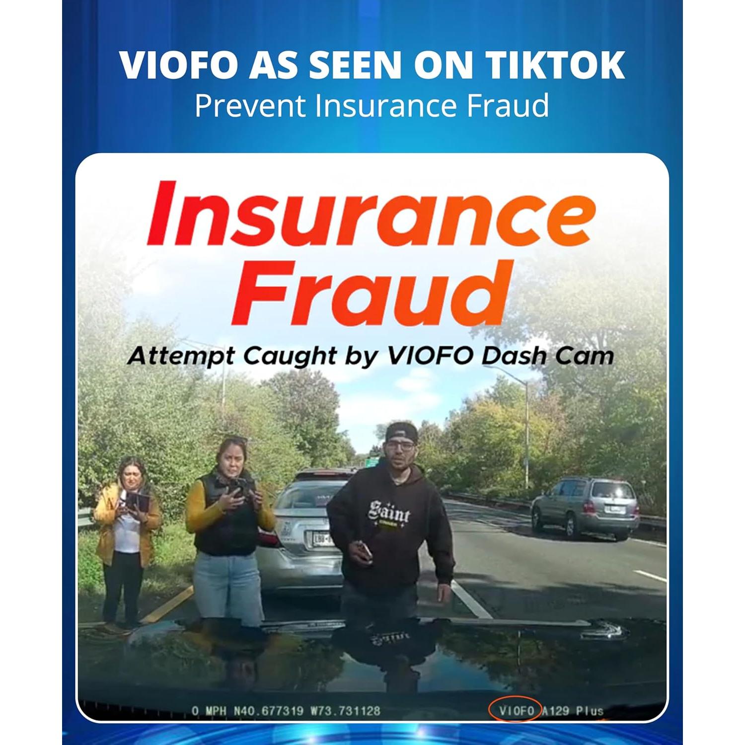 Cámara Dash VIOFO A119 V3 2K 2560x1440P GPS 140°