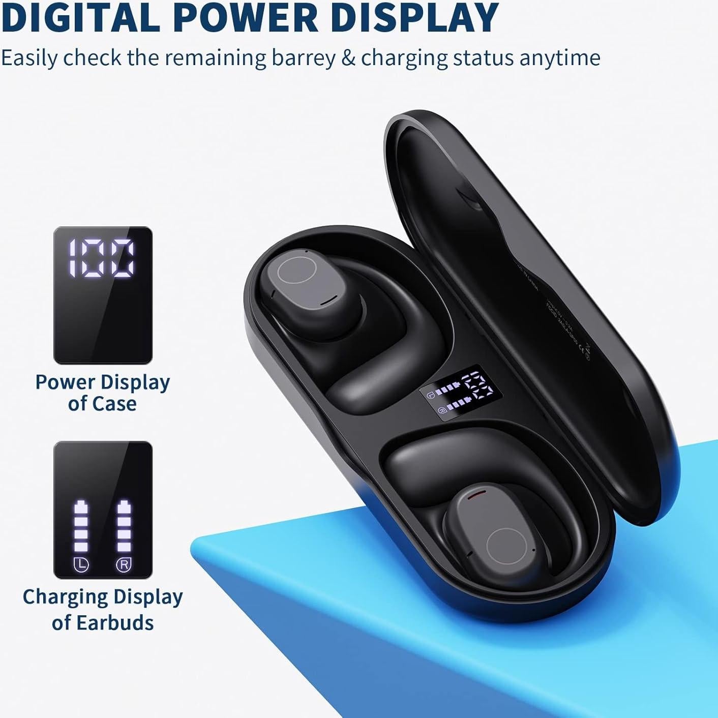 Auriculares Bluetooth 5.3 Haowolf SP05 Impermeables IPX6