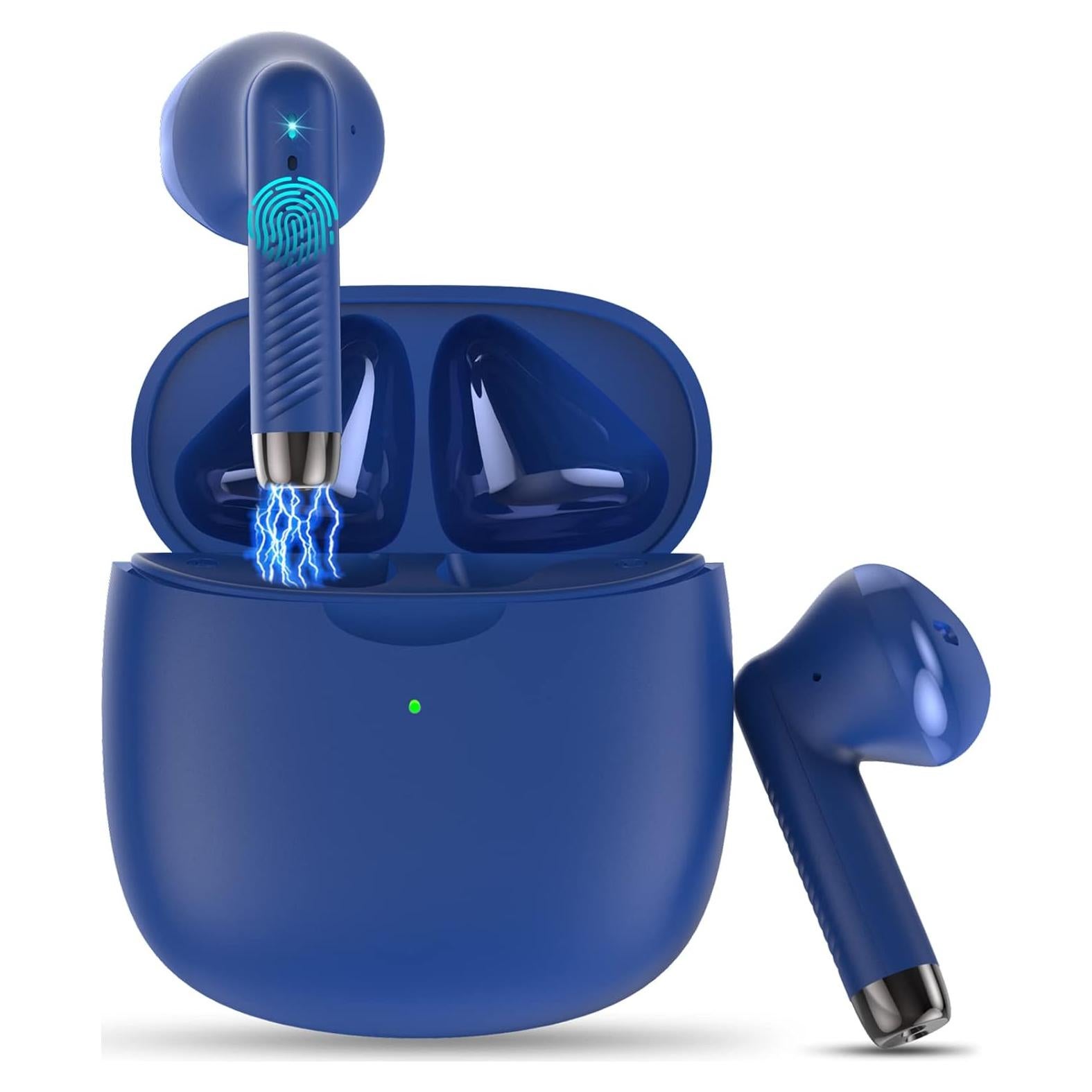 Auriculares Inalámbricos Jxrev J51 Bluetooth 5.4 IP7 Azul