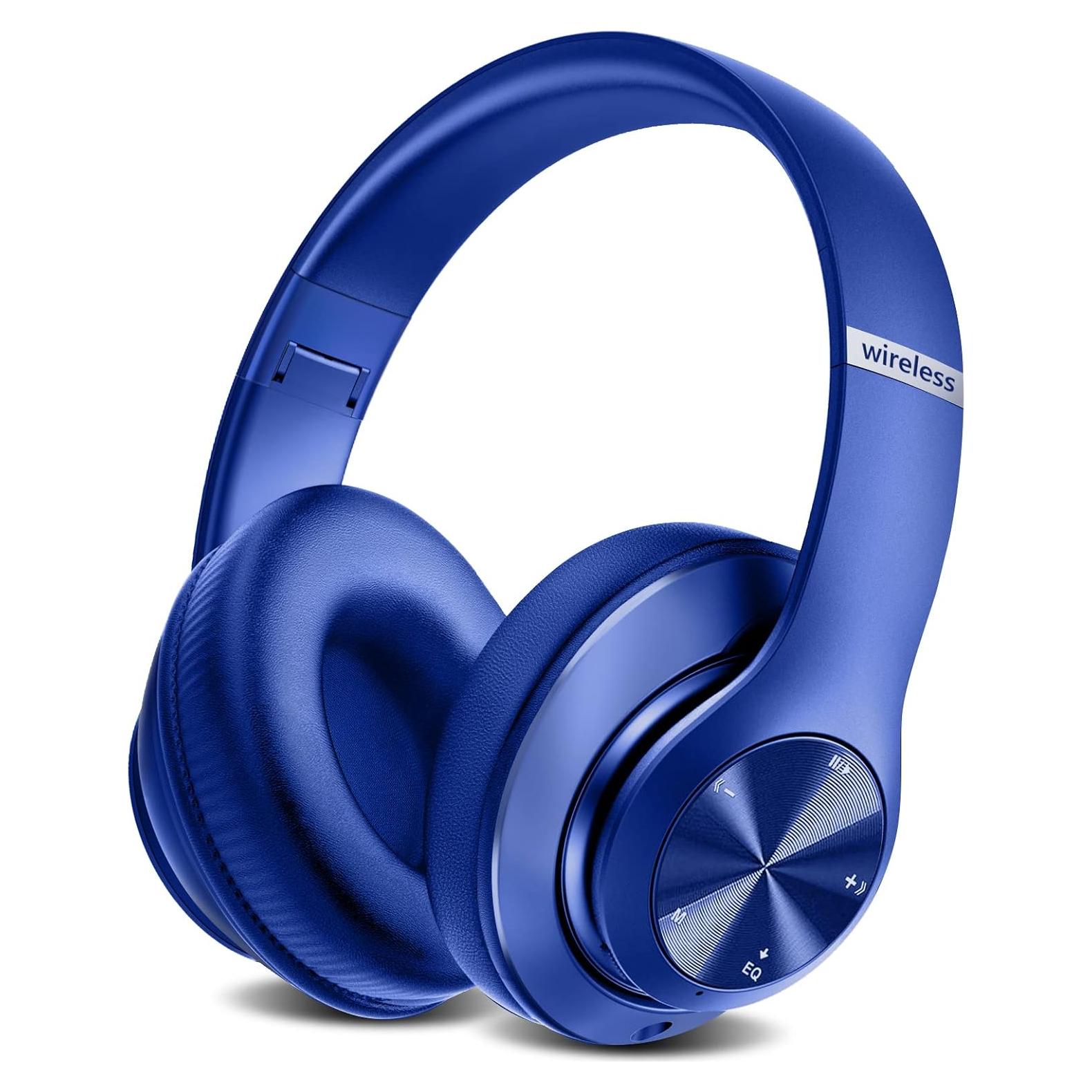 Auriculares Bluetooth Tuitager 9S Over-Ear 60H Hi-Fi Azul