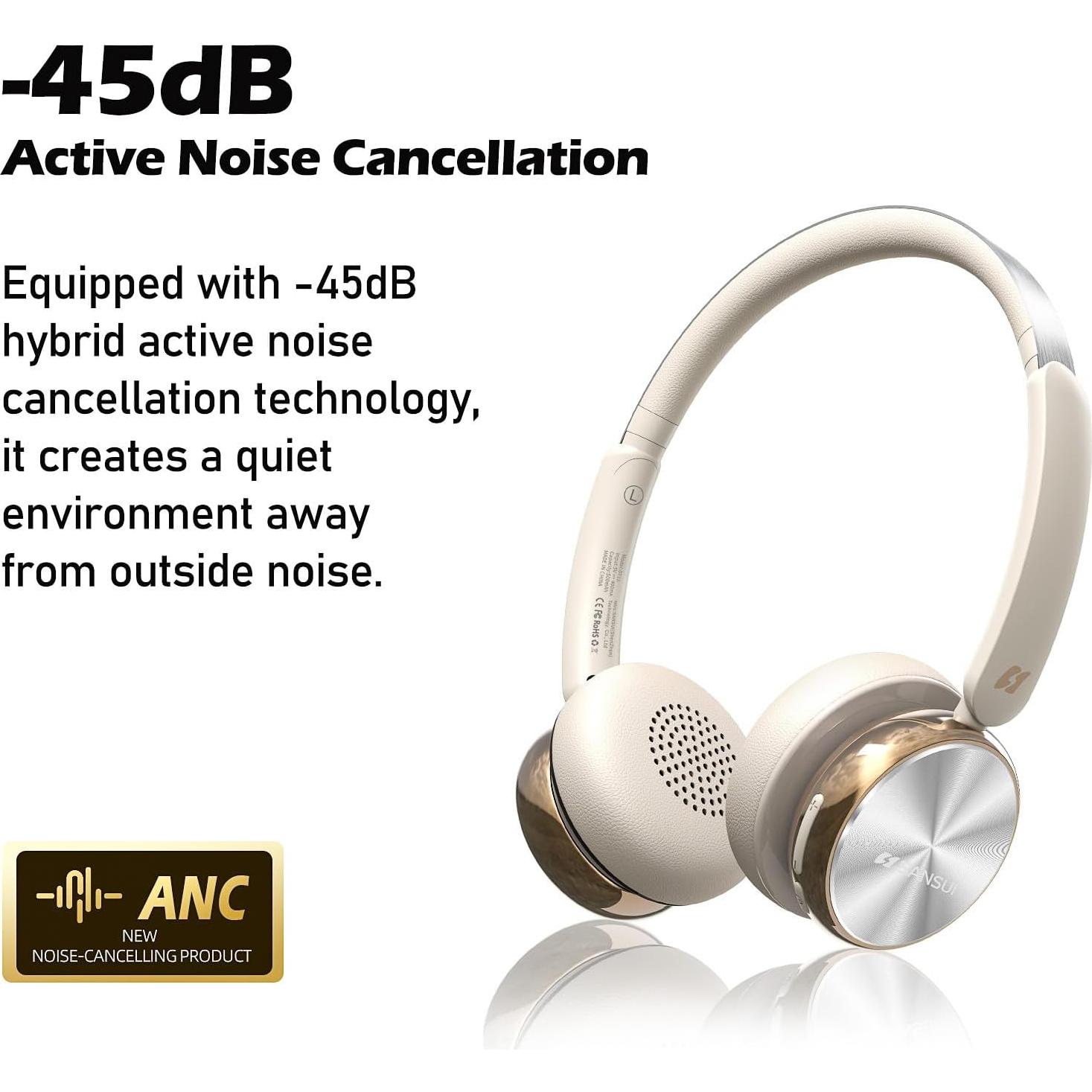Auriculares Inalámbricos SANSUI DT11 Bluetooth 5.4 ANC 50H Batería