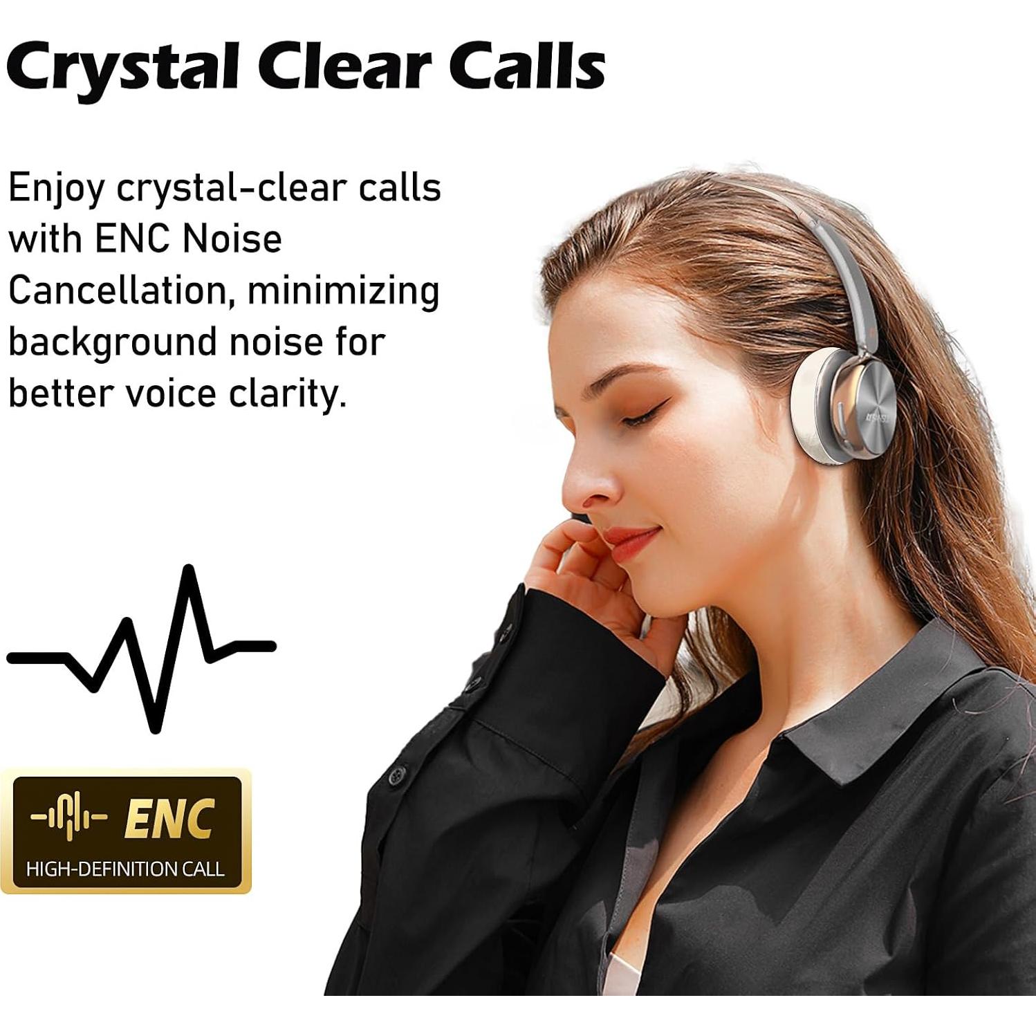 Auriculares Inalámbricos SANSUI DT11 Bluetooth 5.4 ANC 50H Batería