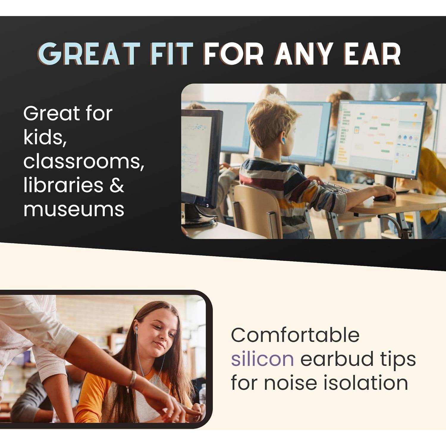 Auriculares JustJamz a Granel 30 Unidades Multicolores 3.5mm