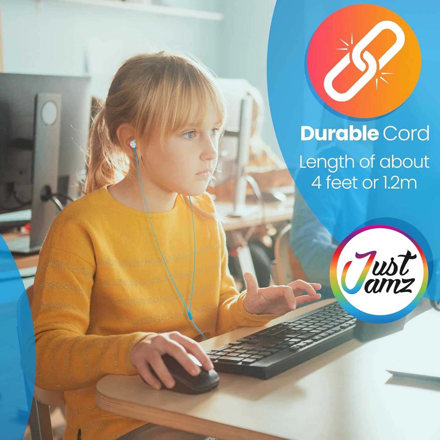 Auriculares JustJamz Jelly Matte Bulk 30 Unidades In-Ear