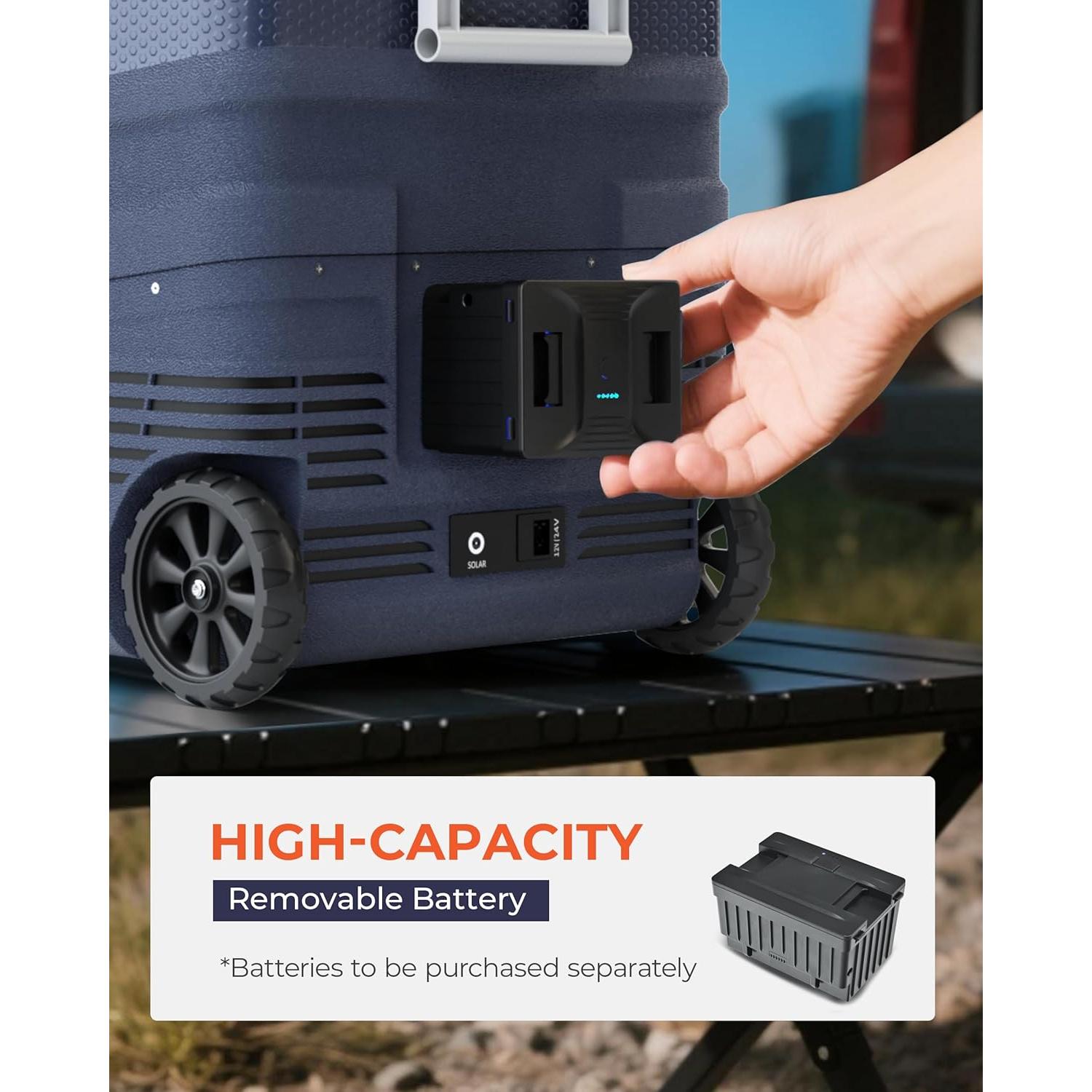 Refrigerador Portátil EKOJUCE 68QT 12V/220V Control APP -20°C