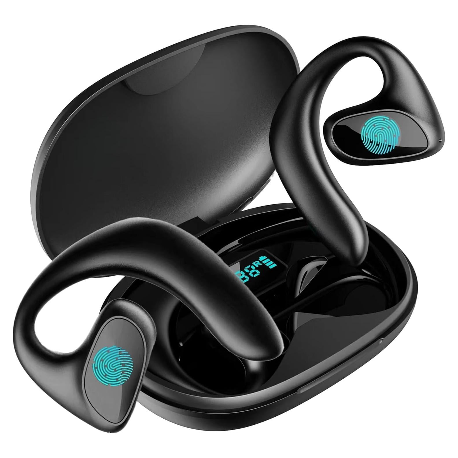 Auriculares de Traducción AI KojinTora Inalámbricos Bluetooth Negro